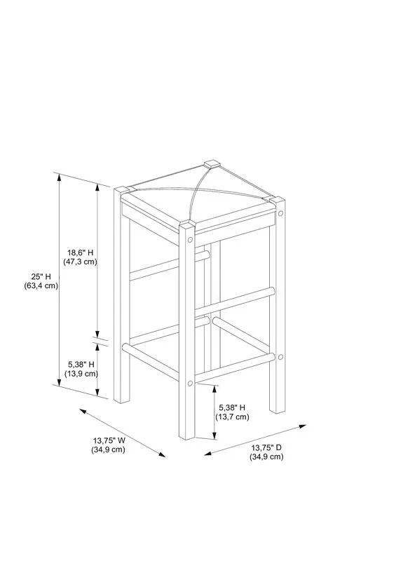 Linon Lancer 3-Piece Casual Dining Tavern Set, 25′′ Seat Height, White Finish with White Fabric
