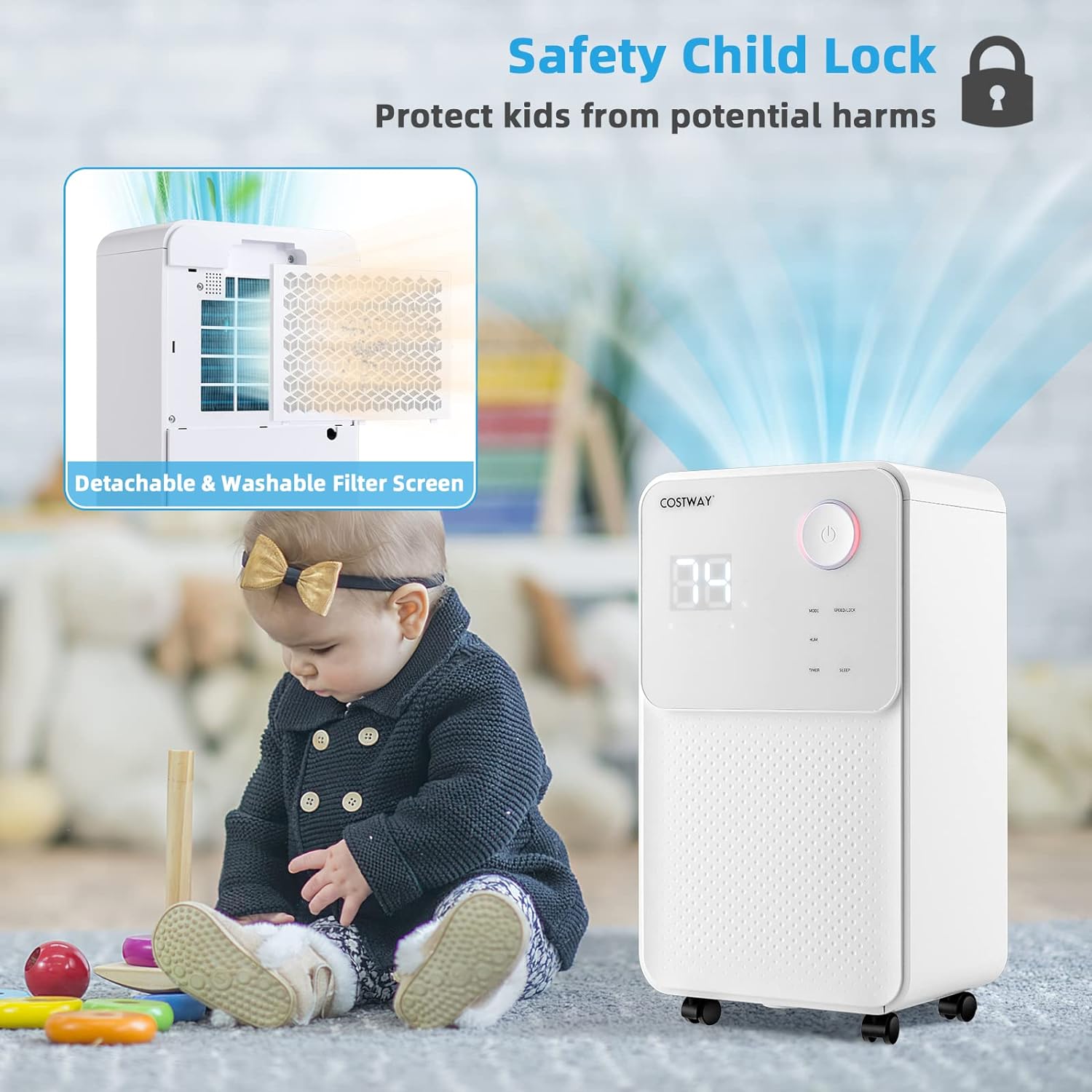 Dehumidifiers for large rooms and basements