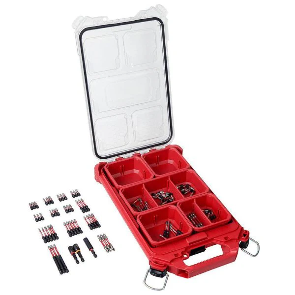 110-Piece Hole Dozer Bi-Metal Hole Saw Set SHOCKWAVE Driver Bit Set