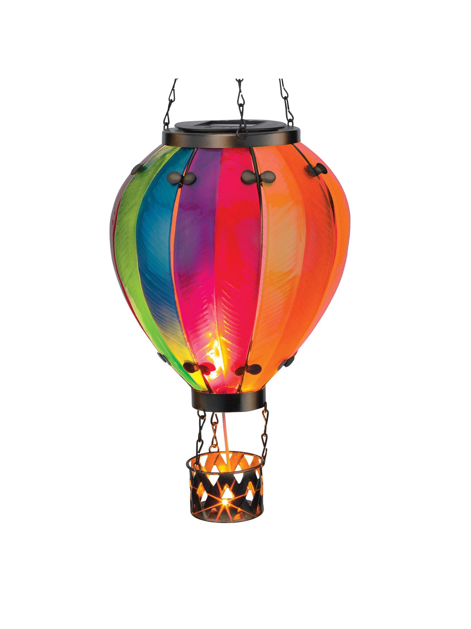 Regal Art Hot Air Balloon Light - Outdoor Solar LED Lighted Lantern, H
