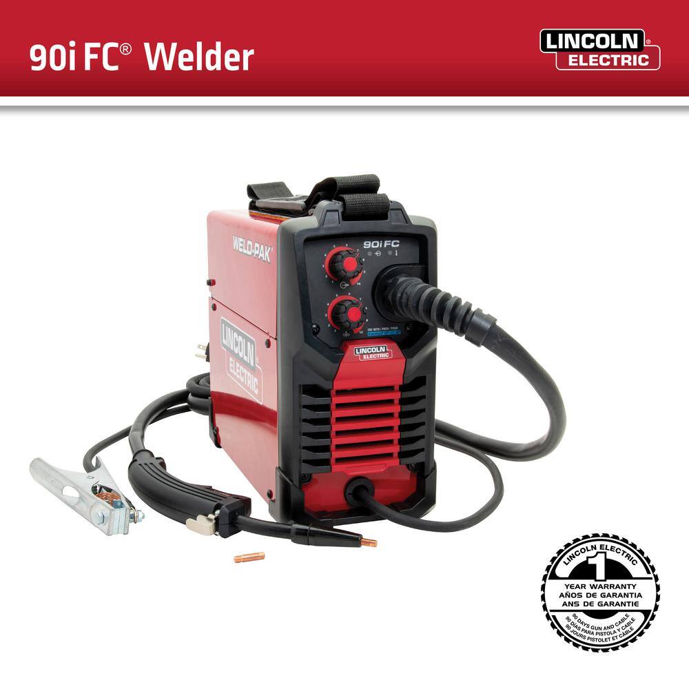 2025 Lincoln Electric WELD-PAK 90i FC Flux-Cored Wire Feeder Welder (No Gas) K5255-1