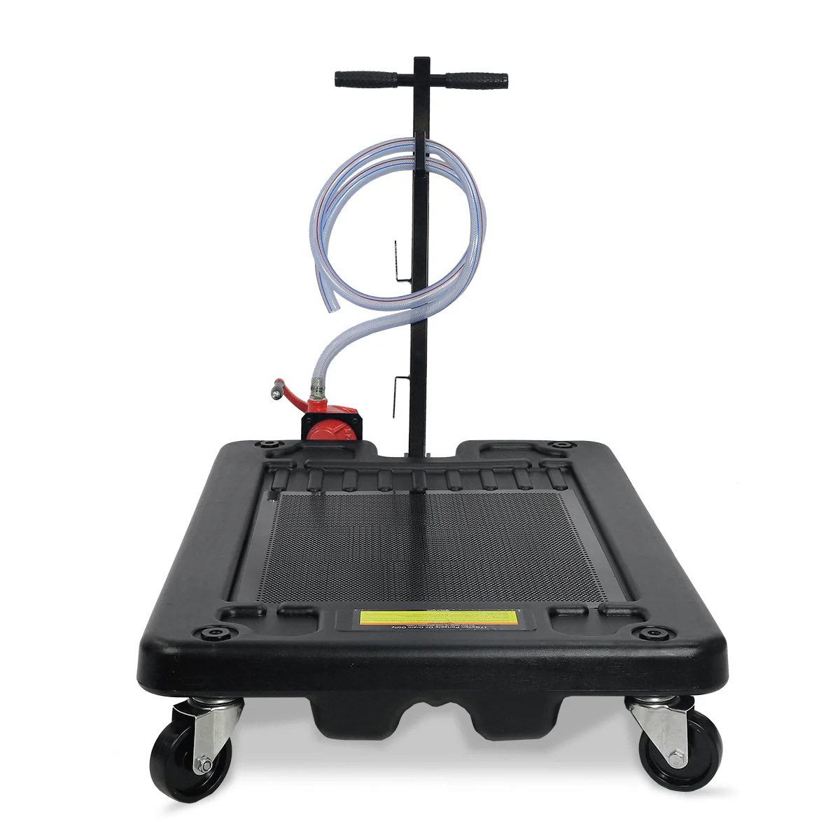 Oil Drain Container 17 Gallon w/Pump Hose Low Profile Car Drainer