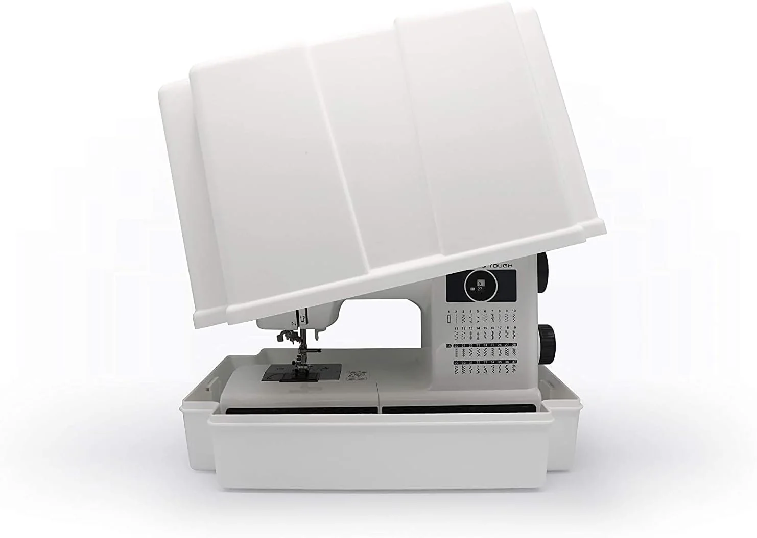 Brother Sewing and Quilting Machine, Computerized, 165 Built-in Stitches, LCD Display, Wide Table, 8 Included Presser Feet, White, 20x12x17