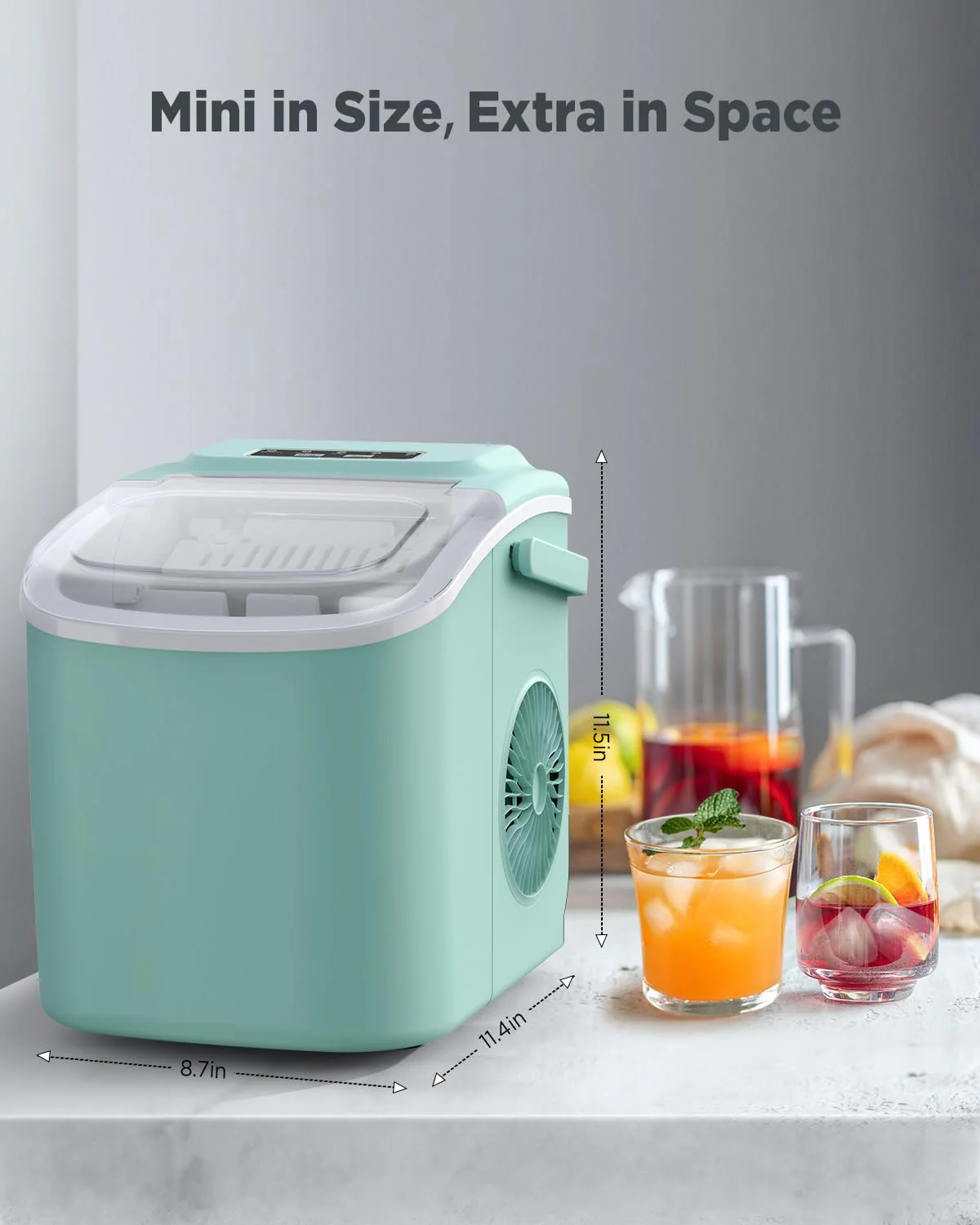 Ice Maker Countertop Silonn Chewable Pellet Ice Machine