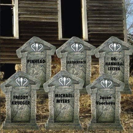 2025 12 Halloween Tombstones for Halloween Cemetery