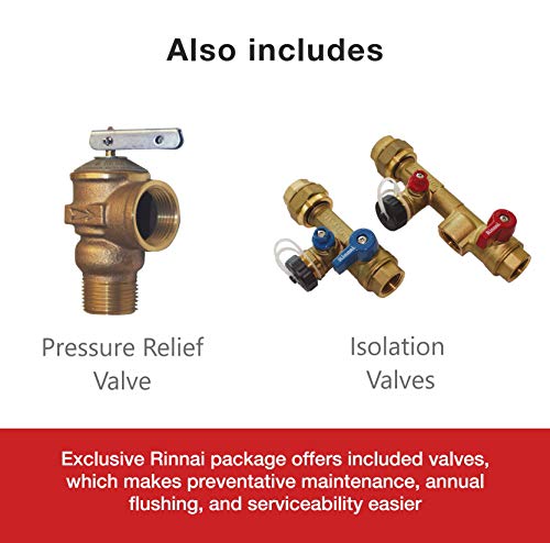 Rinnai RU199iN Condensing Tankless Hot Water Heater, 11 GPM, Natural Gas