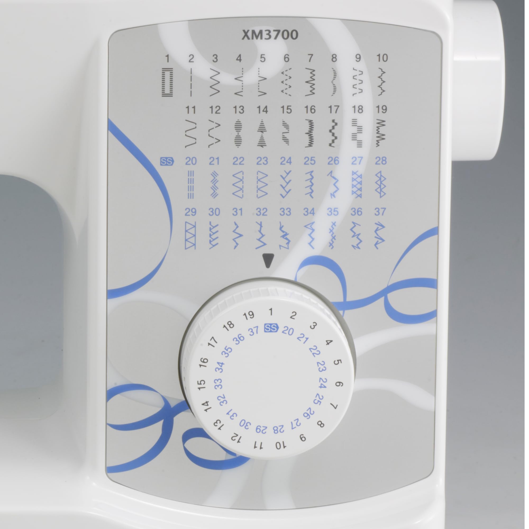 Brother XM3700 Machine, 37 Built-in Stitches, 5 Included Sewing Feet