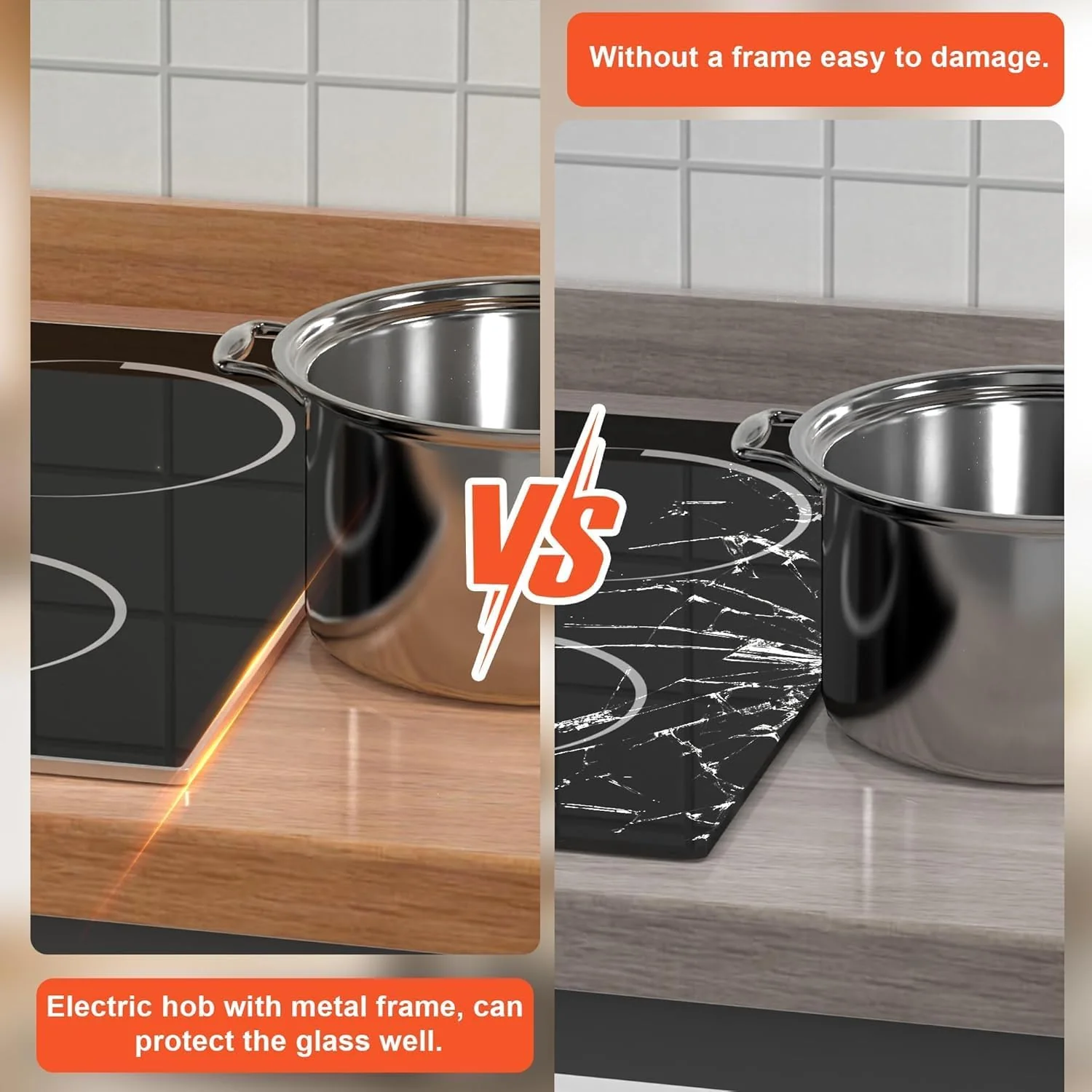 Electric Cooktop 30 Inch - 5 Burners Built-in Ceramic Cooktop, 30