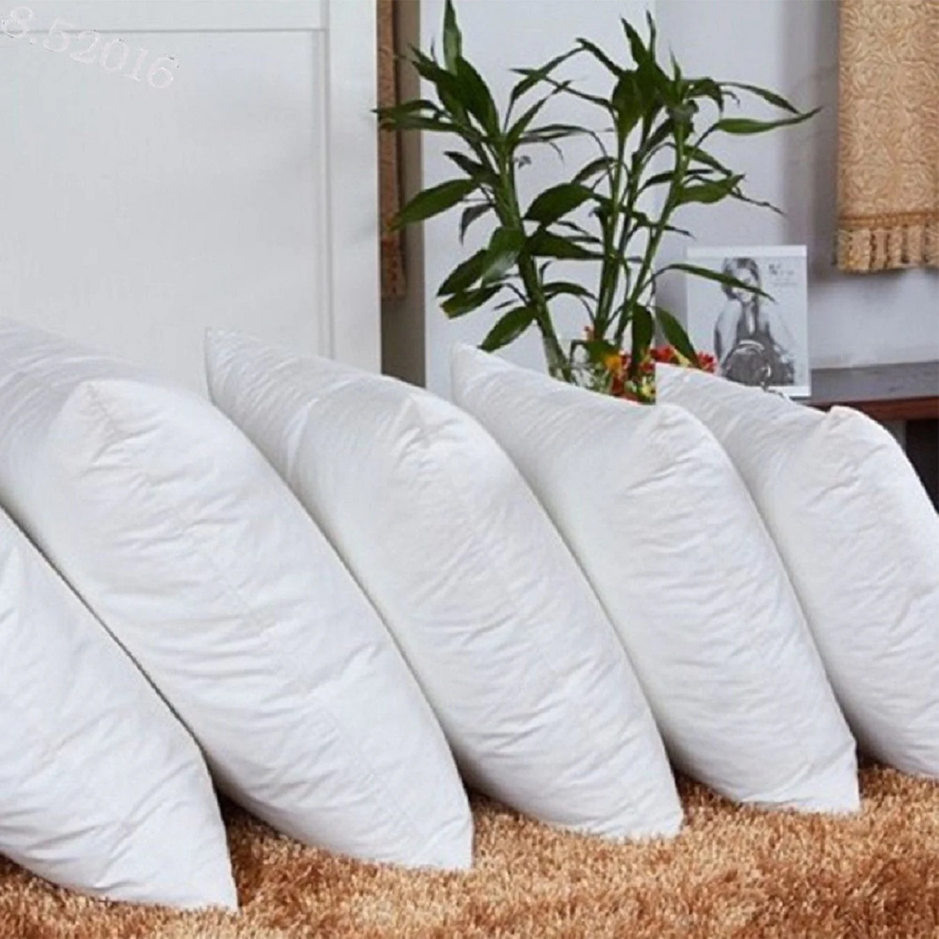 Hotel Quality Premium Fibre Soft Filler Cushion Set of 5