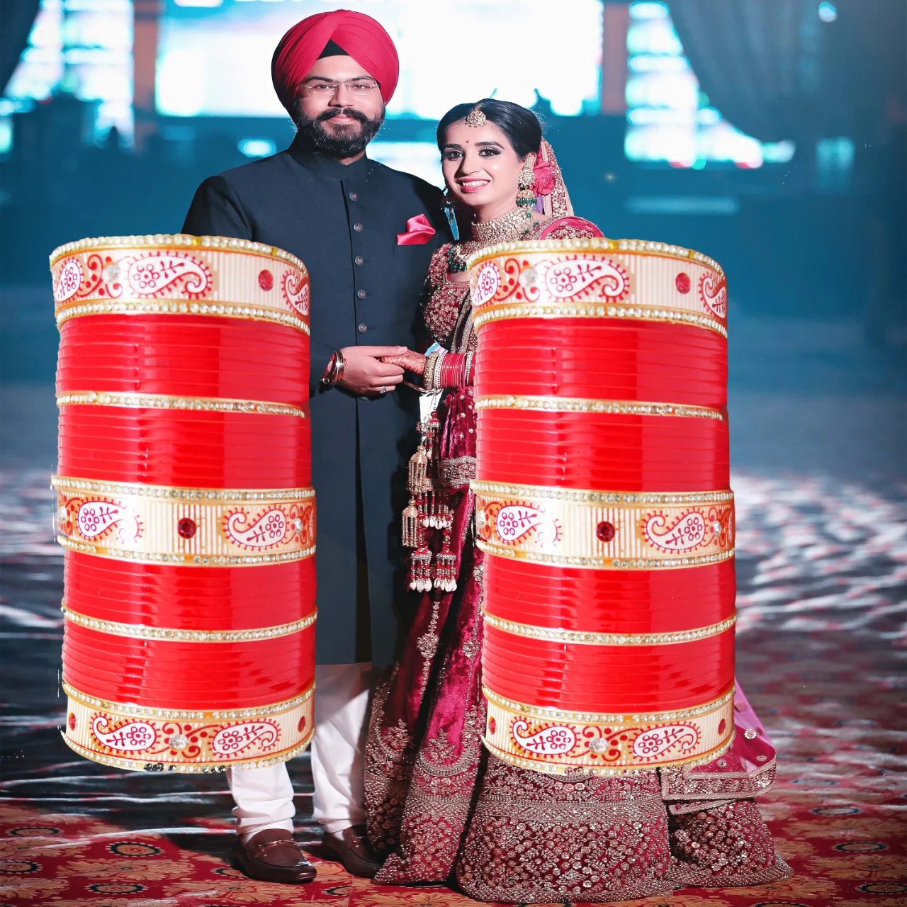 Bridal Punjabi Chura Set for Women and Girls