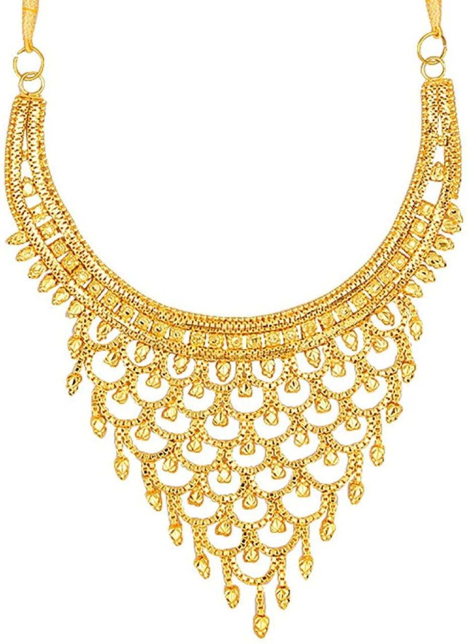 Gold Plated Fancy Jewellery Set Perfect for Girls & Women