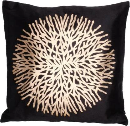 Printed Black printed Cushion Cover, Set of 5