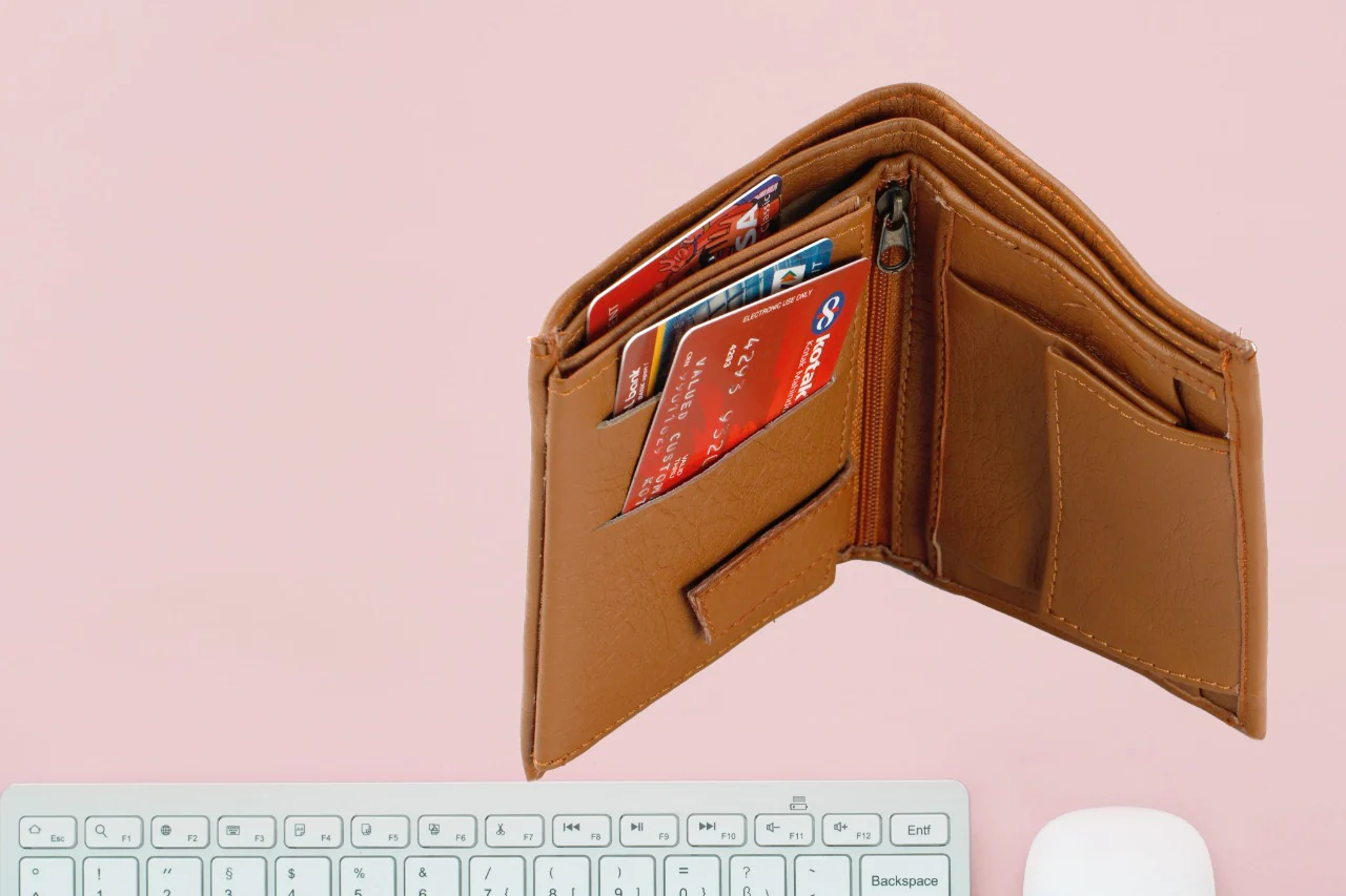 Luxurious & High Quality of Black Artificial Leather Wallet for Male