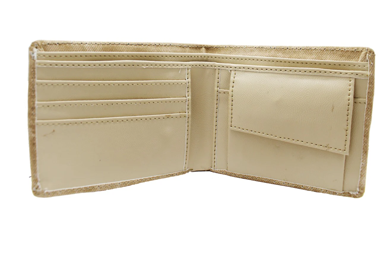 Luxurious & High Quality of Beige Color Artificial Leather Wallet for Male
