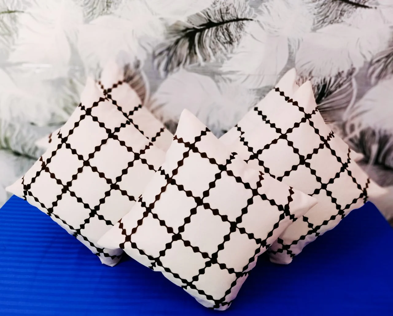 JDX Designer cushion Cover Set Of 5  for sofa and Living Room (16x16 Inches)