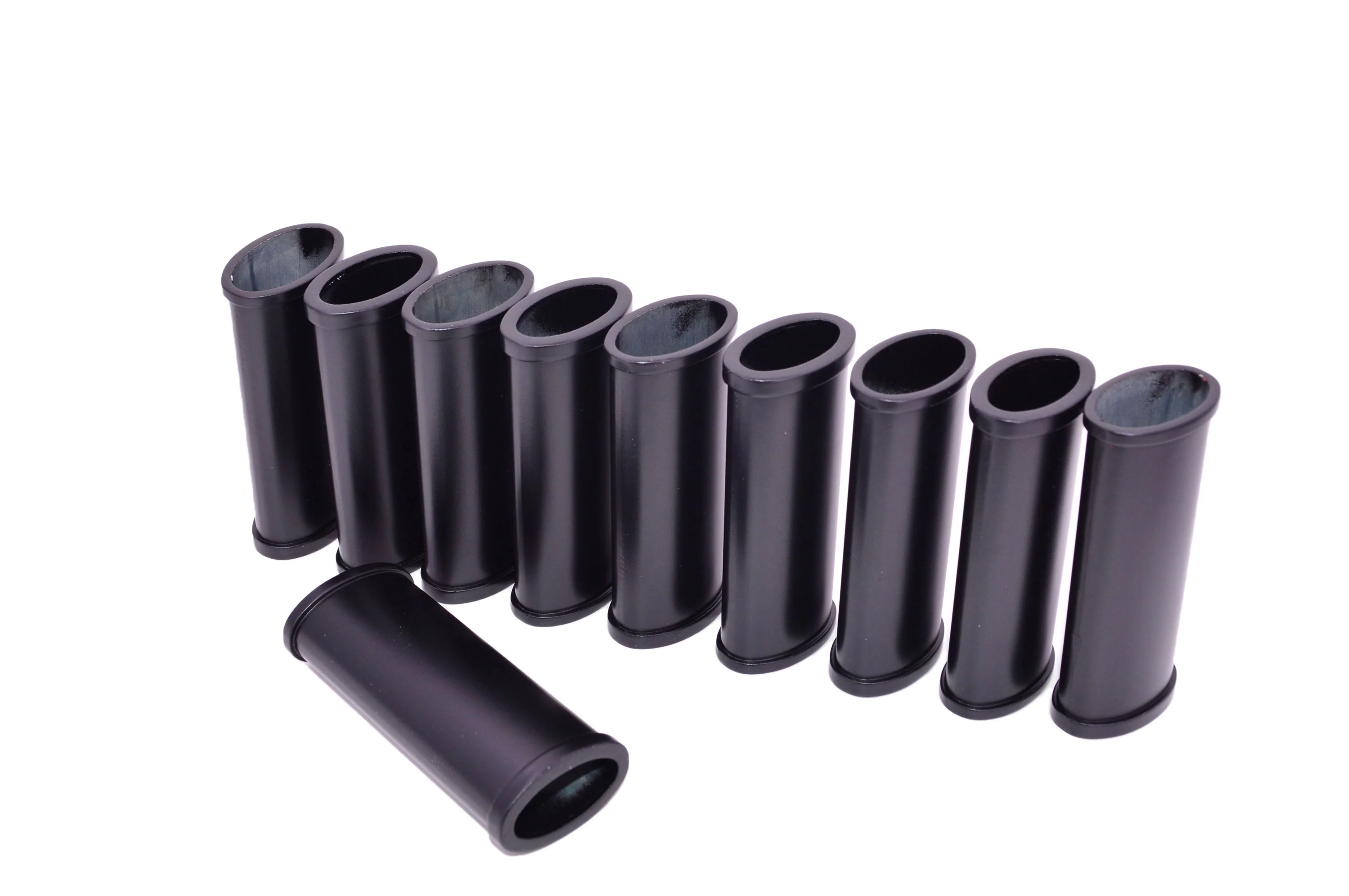 Improved Blank Lighter Cover / Sleeve / Case - No Channel (BLACK MATTE) 10 count