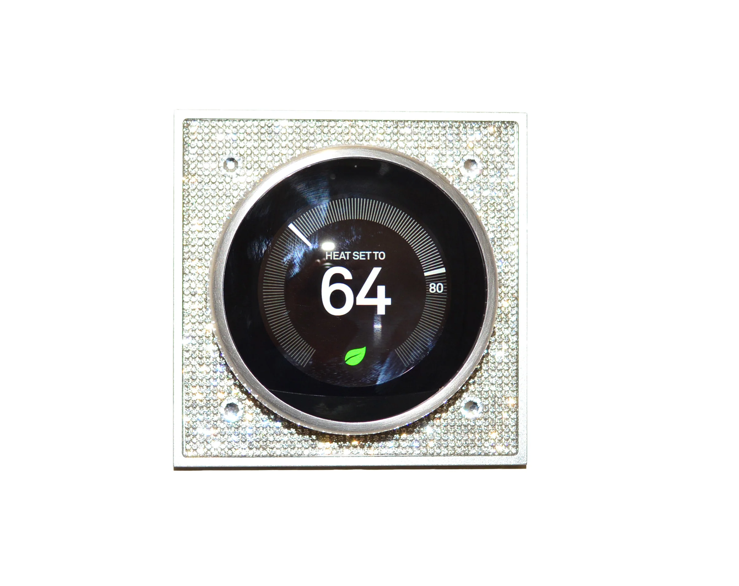 Classy Bling Rhinestone NEST Thermostat Wall Plate / Trim Kit / Back Plate (3rd Generation)