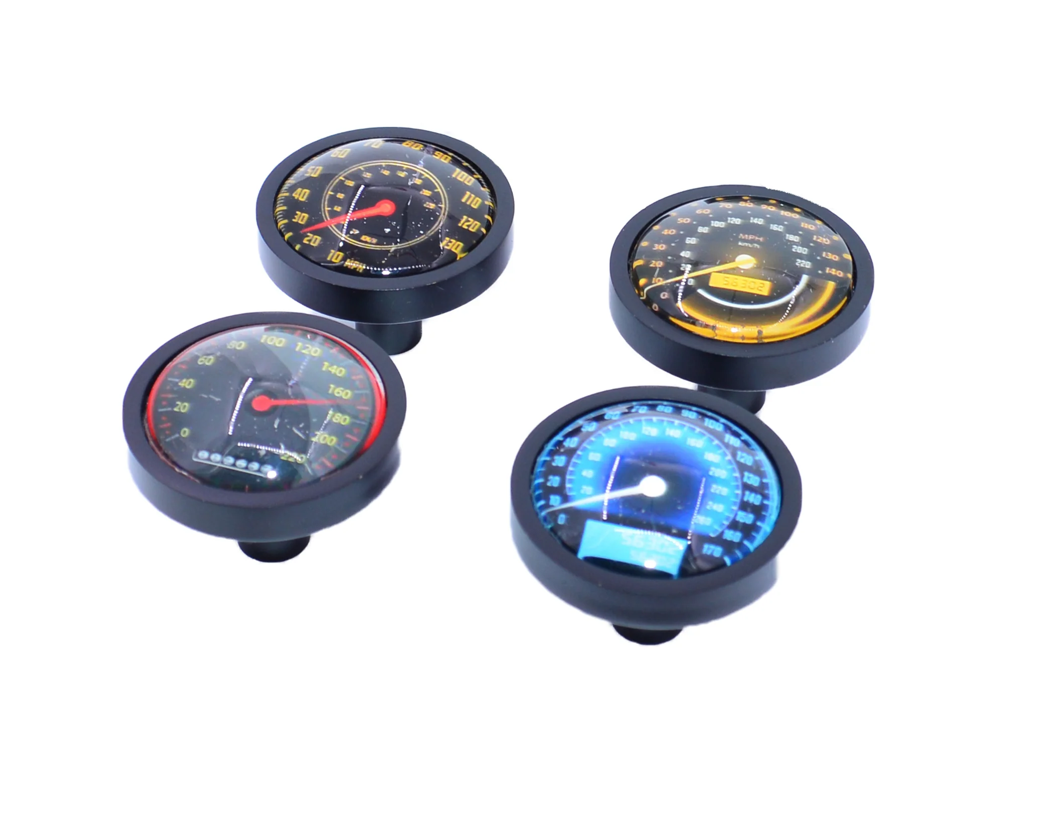 Speedometer Style Cabinet Knob Drawer Pull Cabinet Handle Set (Modern or Vintage)