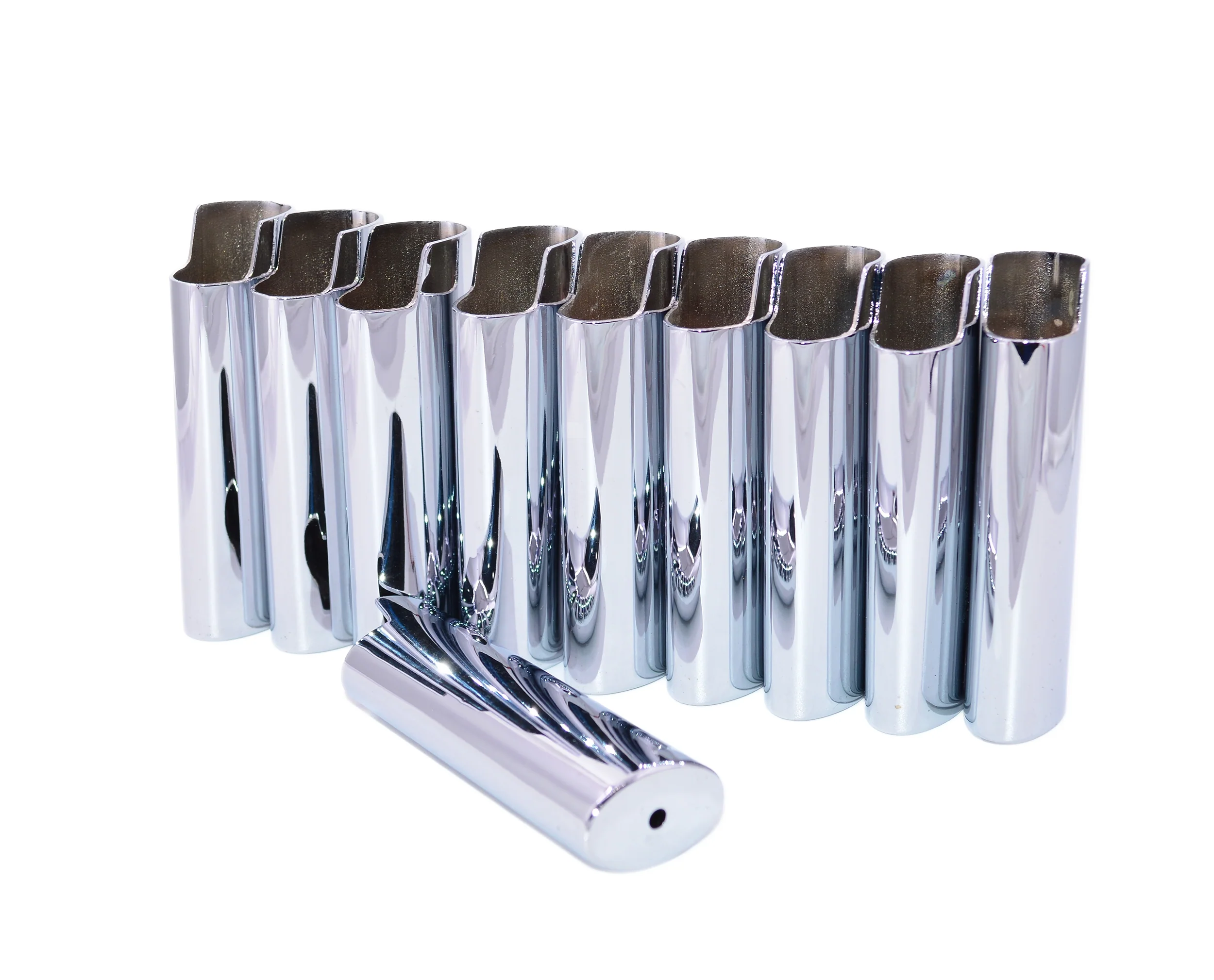 Blank Lighter Case, Cover, Sleeve - Silver Mirror (10 count)