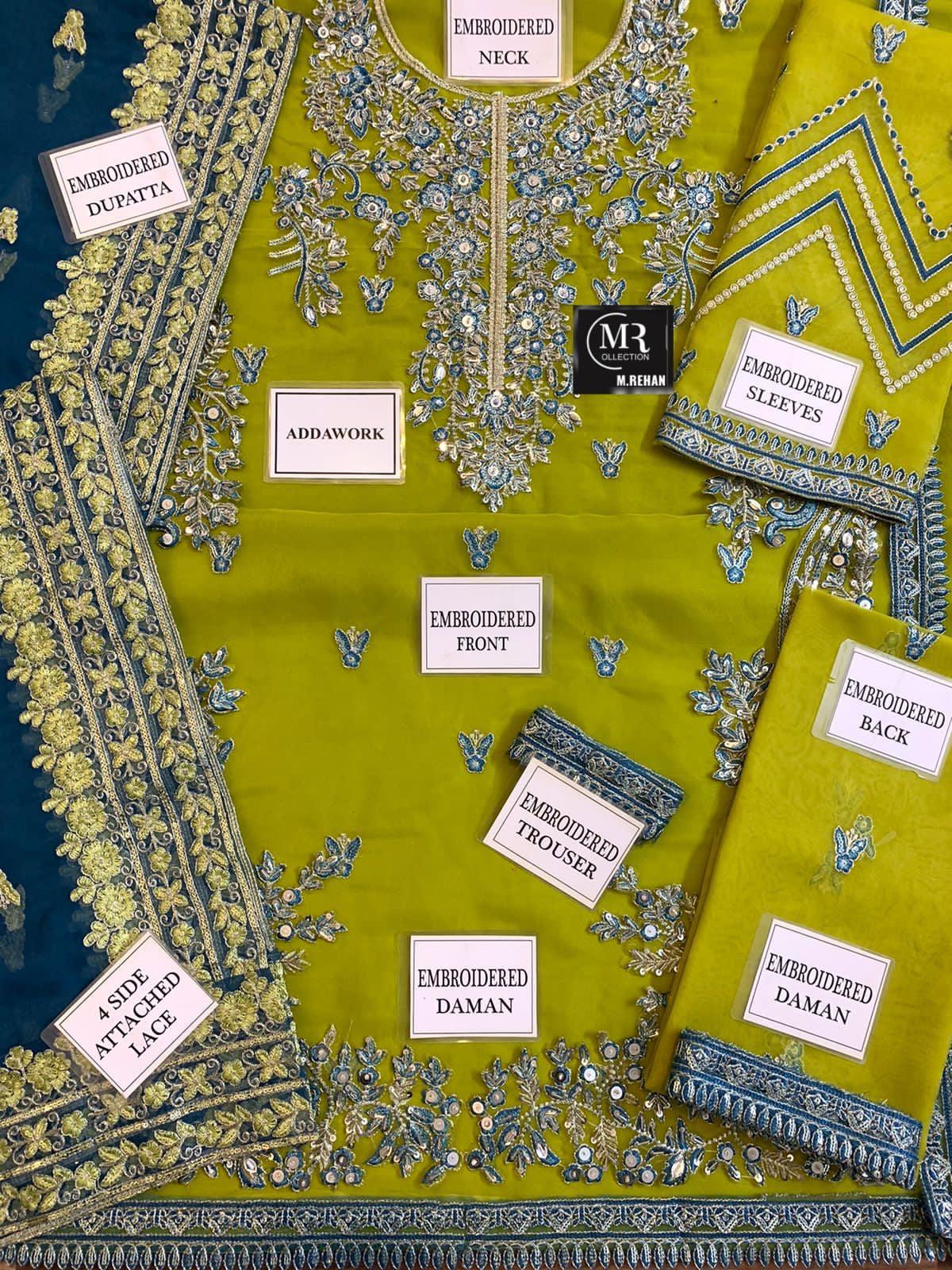 Akbar Aslam Organza Suit