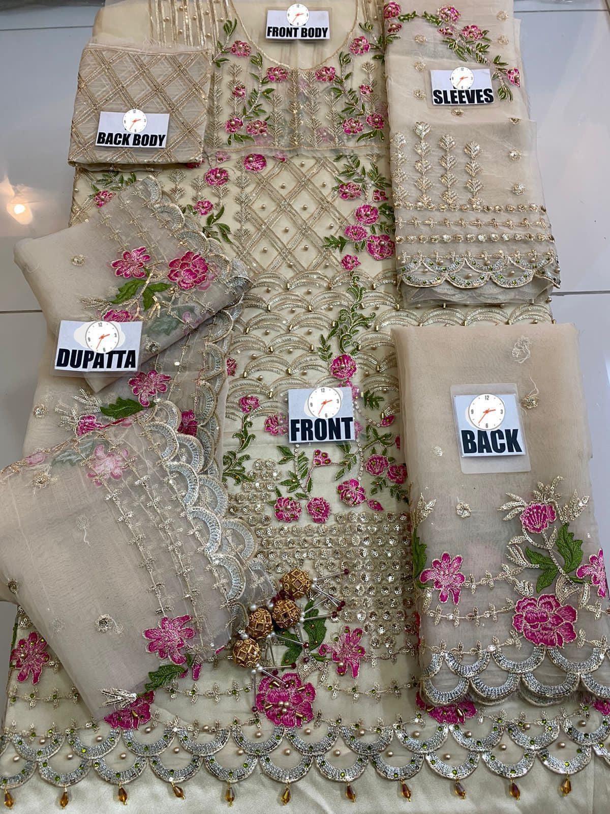 Asifa Nabeel Organza Frock