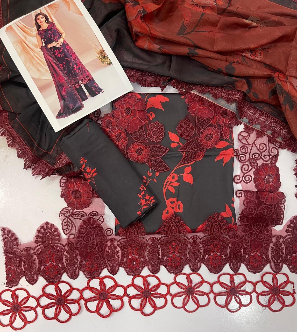 Asifa Nabeel Silk Suit