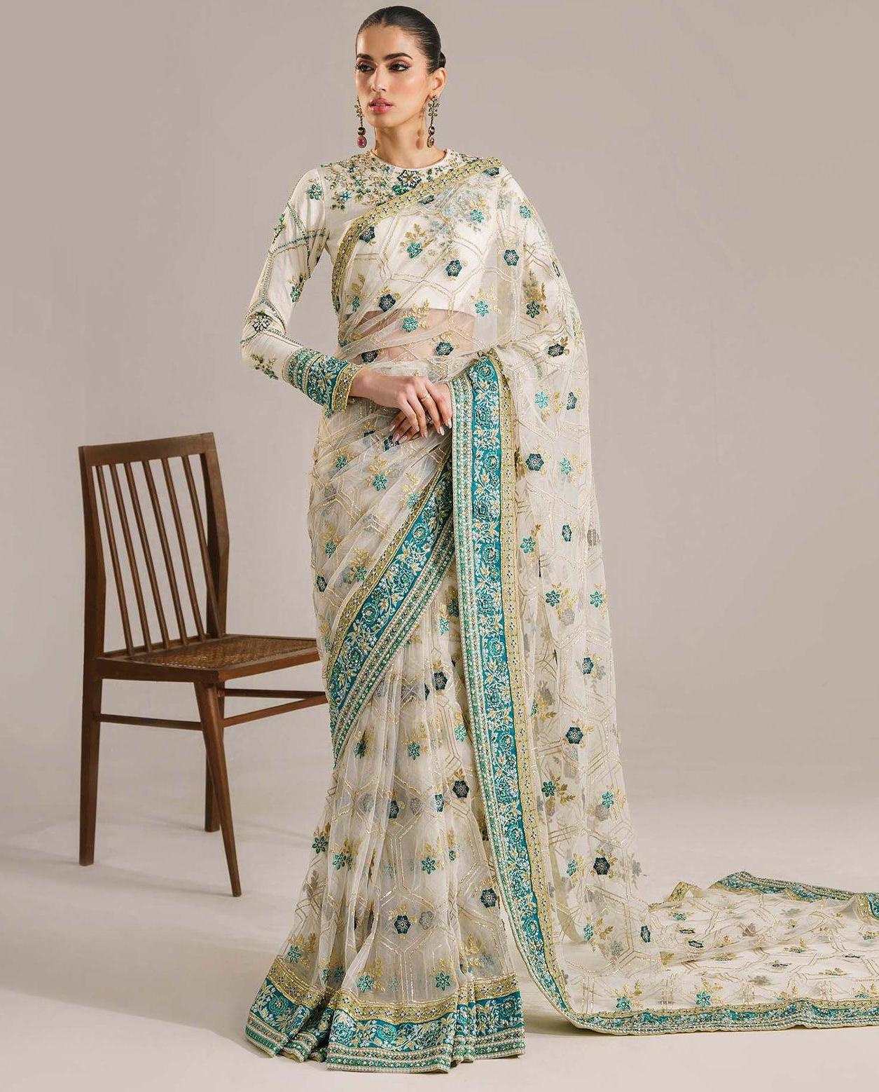 Akbar Aslam Silk Saree