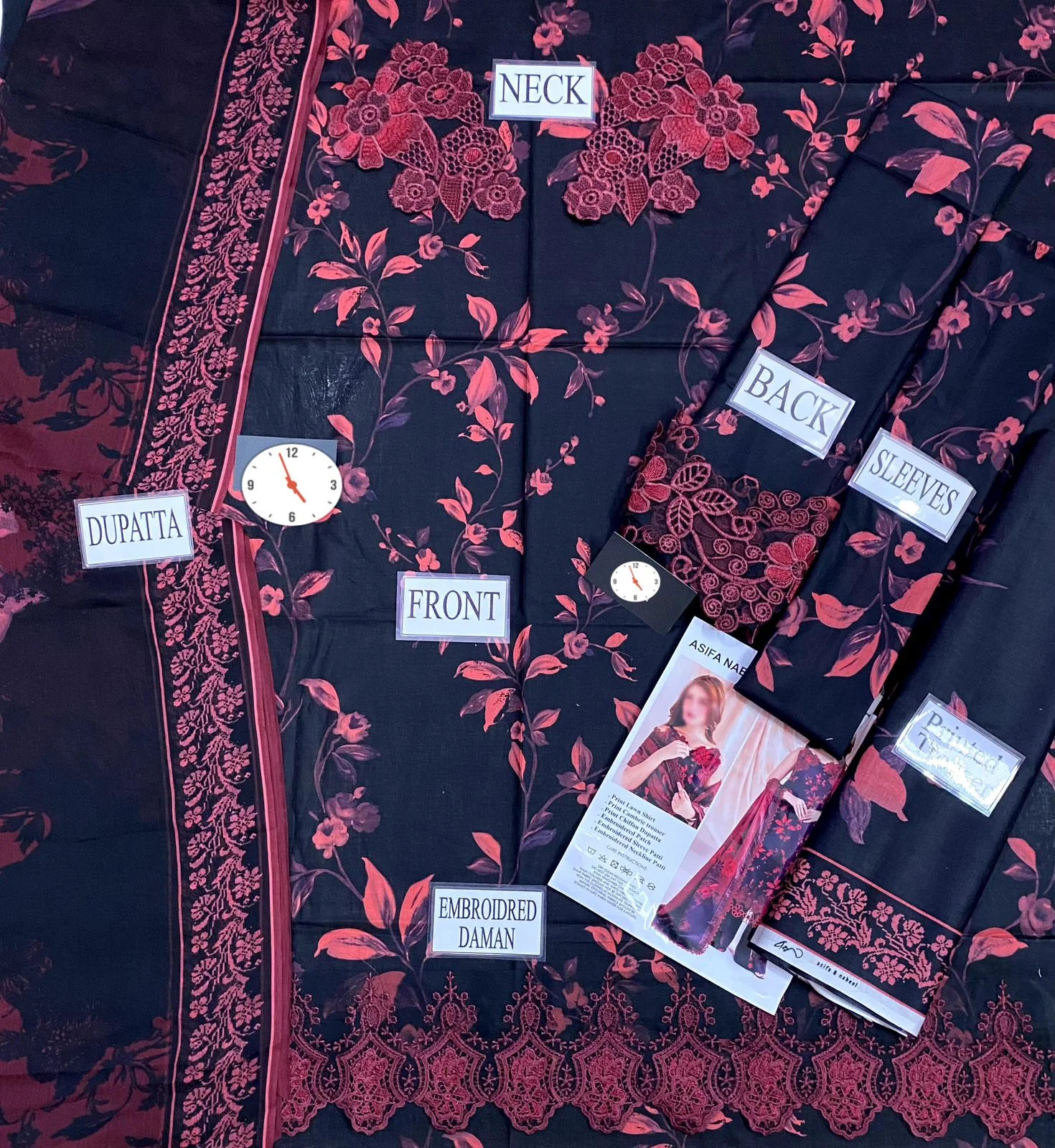 Asifa Nabeel Lawn Suit