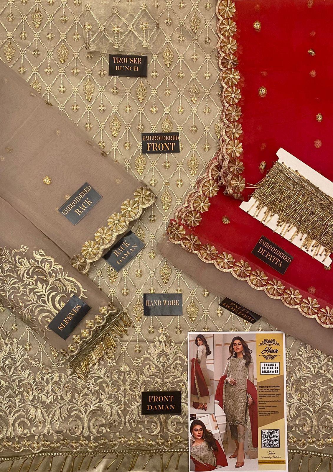 Zainab Chottani Organza Suit