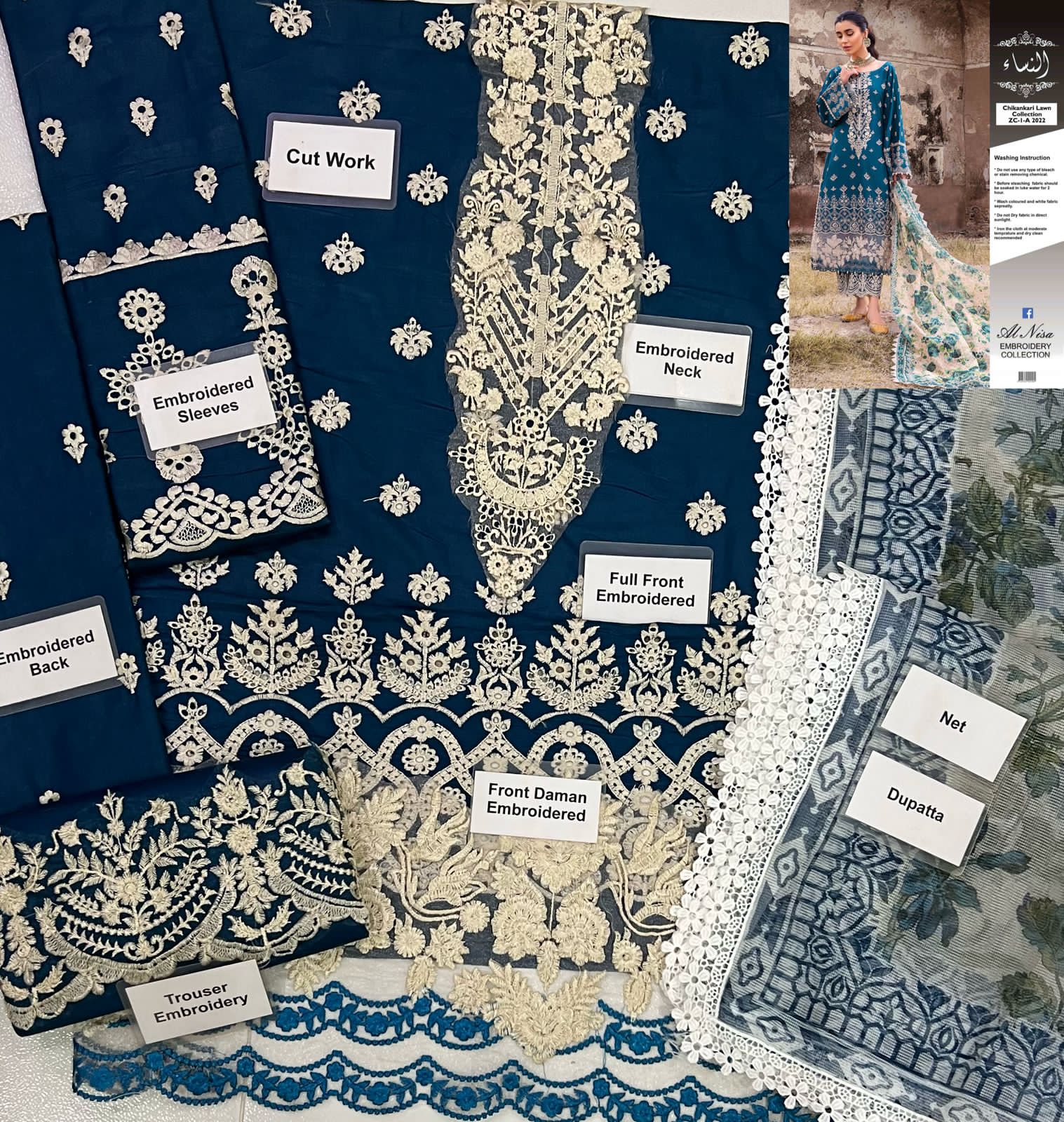 Zainab Chottani Cotton Suit