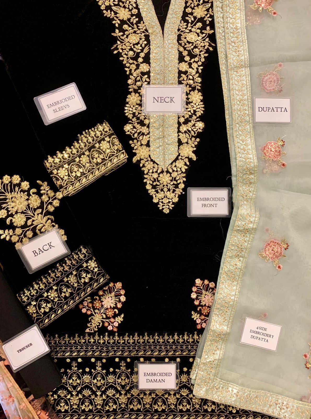 Zainab Chottani Velvet Suit