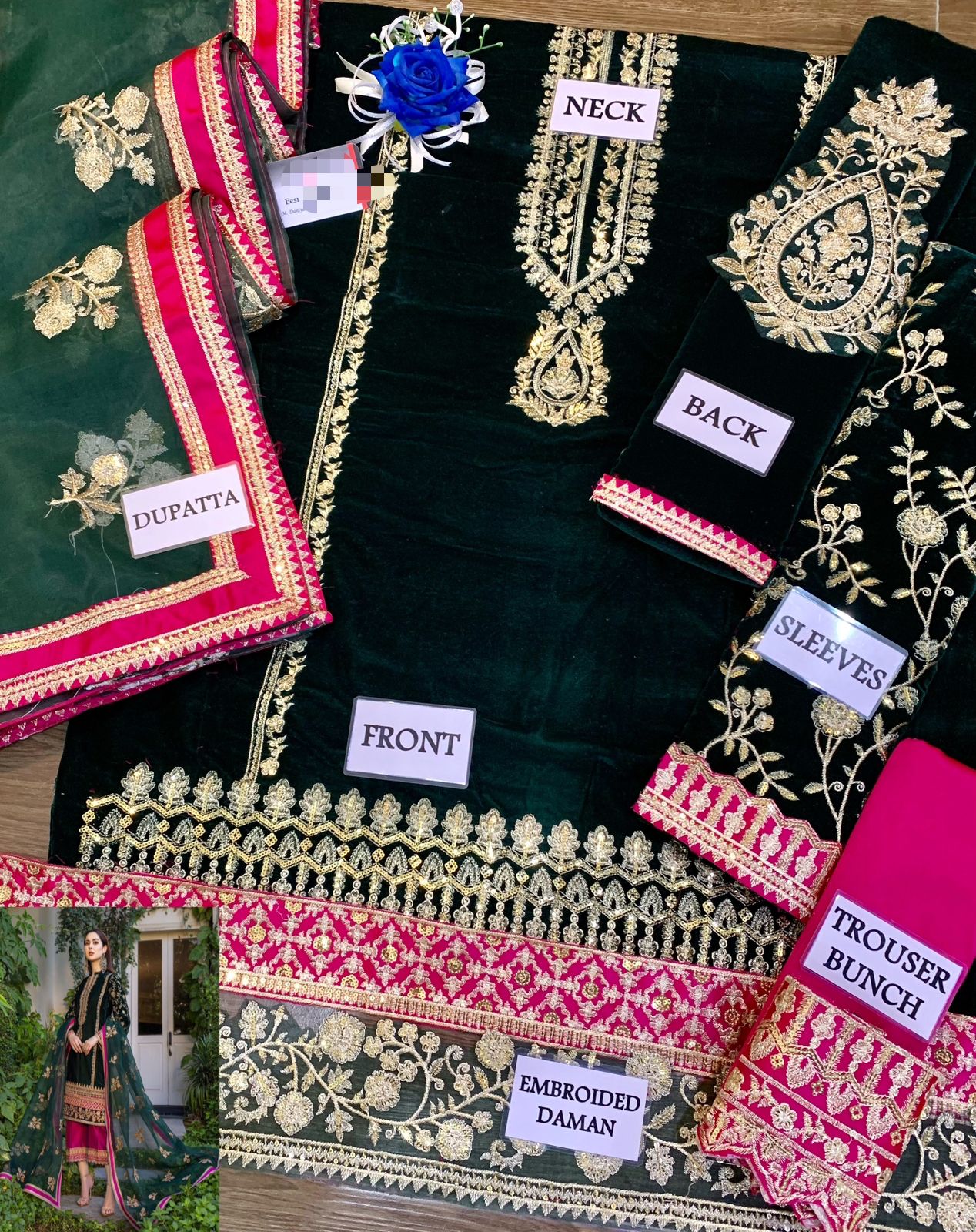 Zainab Chottani Velvet Suit