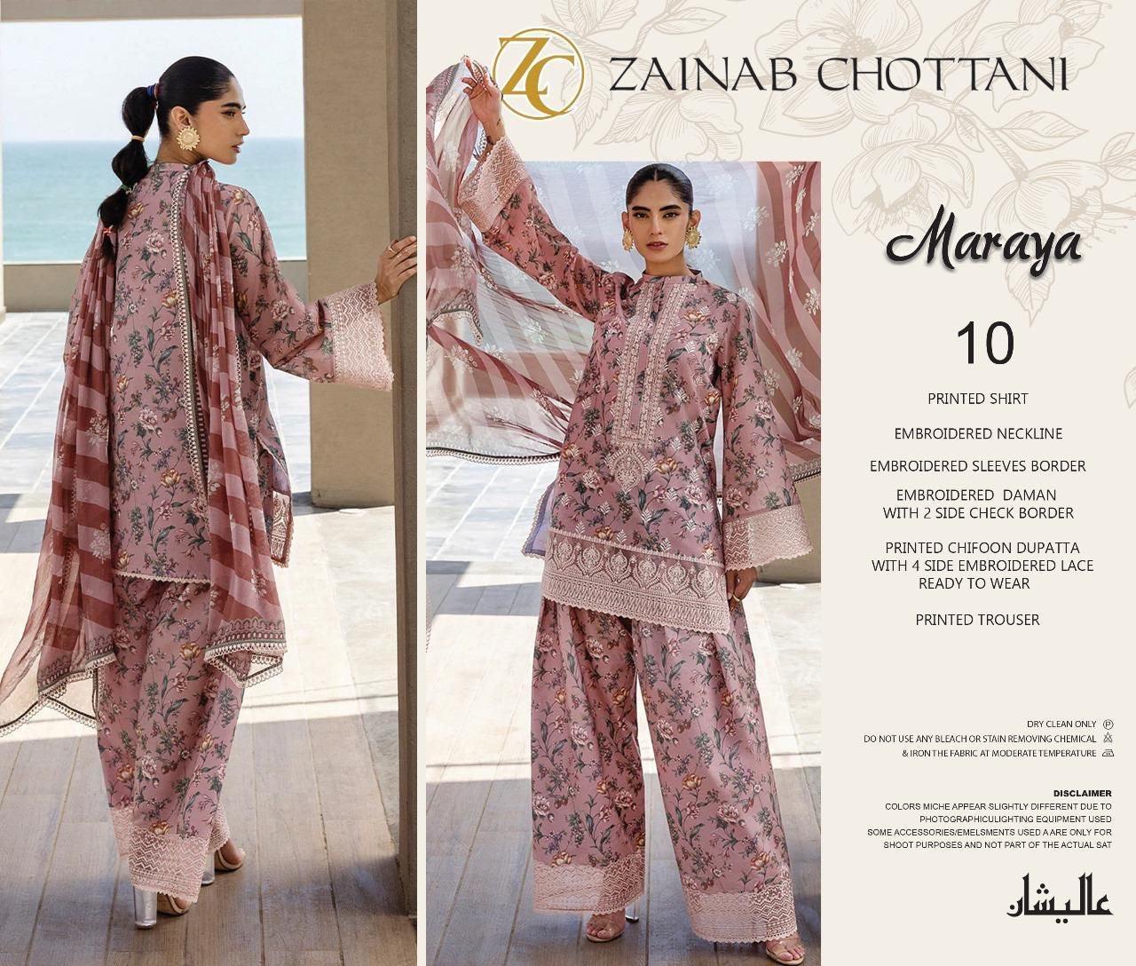 Zainab Chottani Lawn Suit