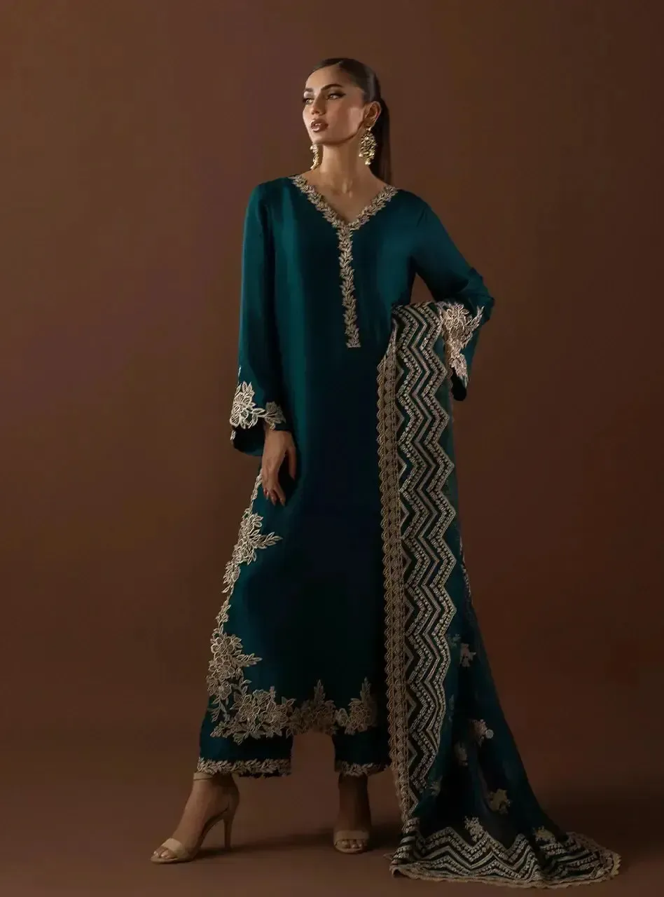 Zainab Chottani Silk Suit