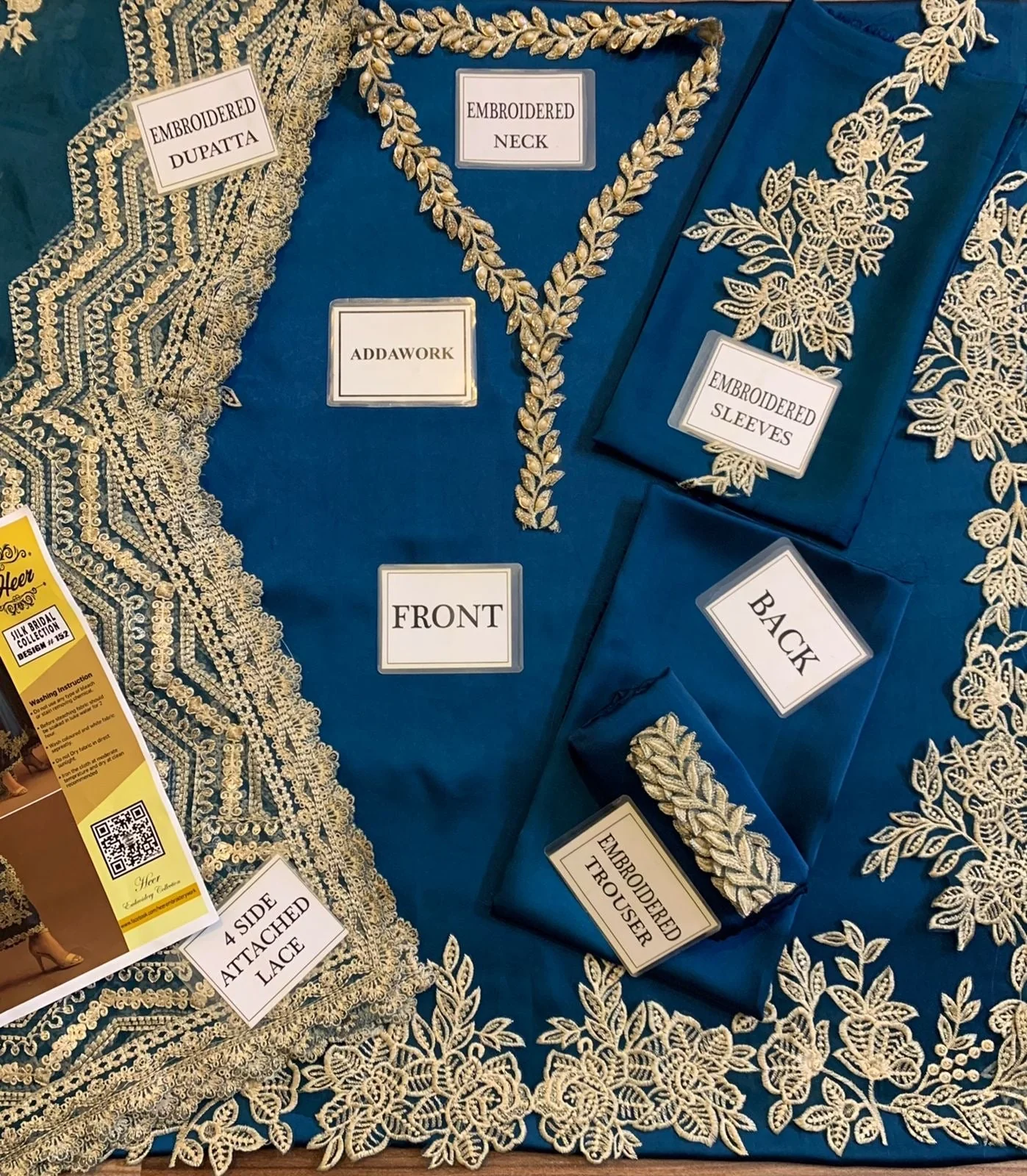 Zainab Chottani Silk Suit