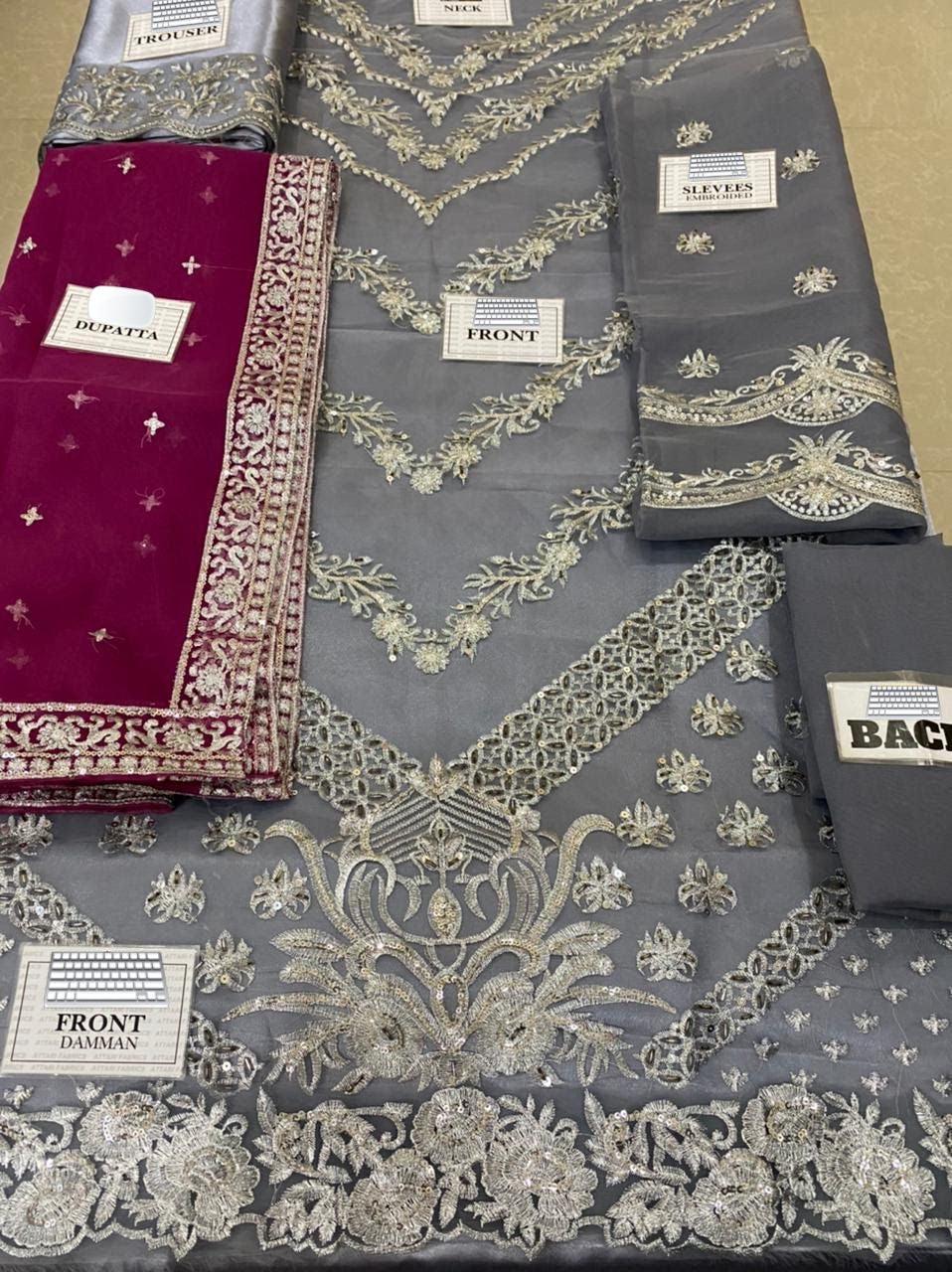 Zainab Chottani Organza Suit