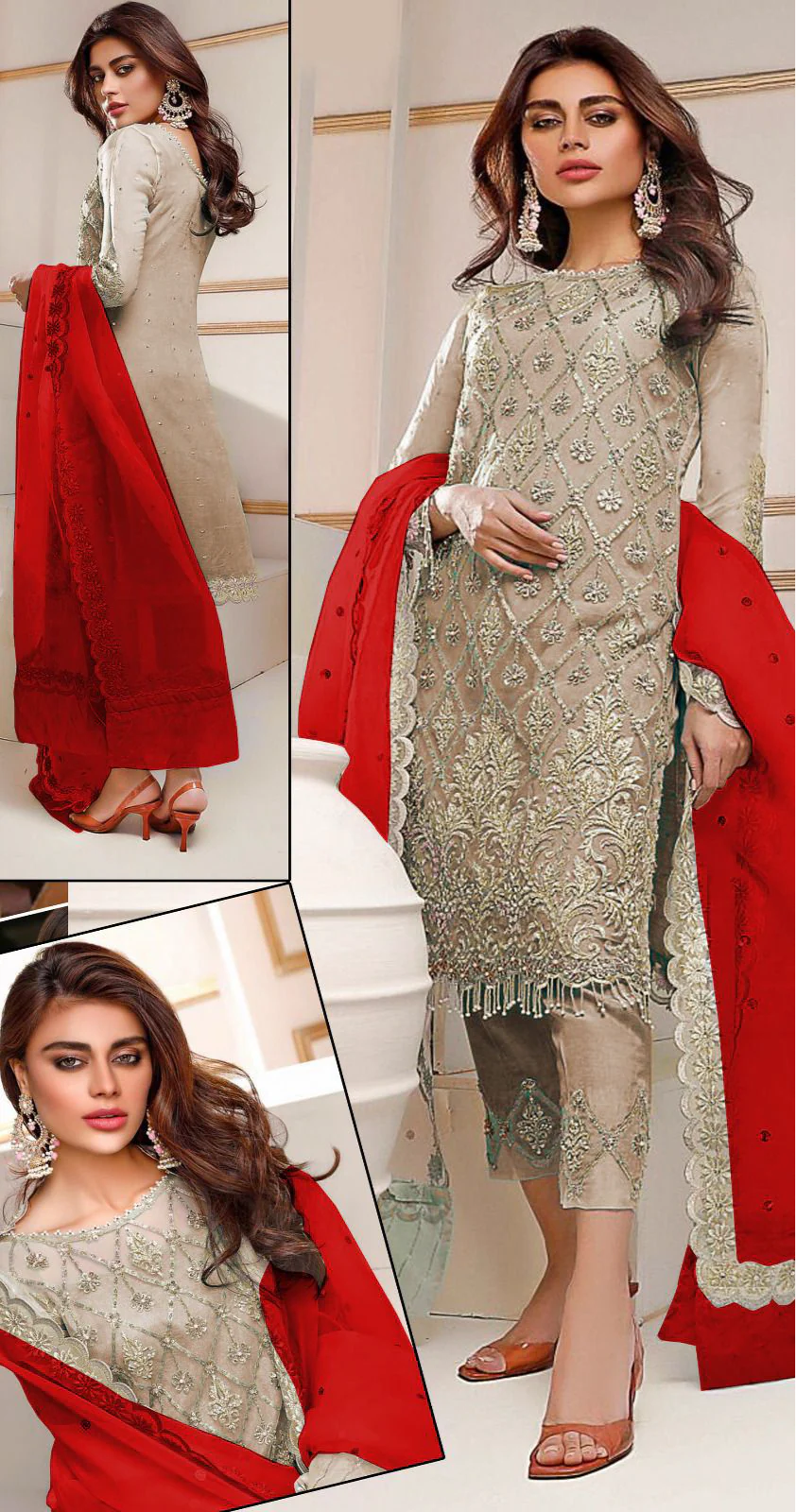 Zainab Chottani Organza Suit