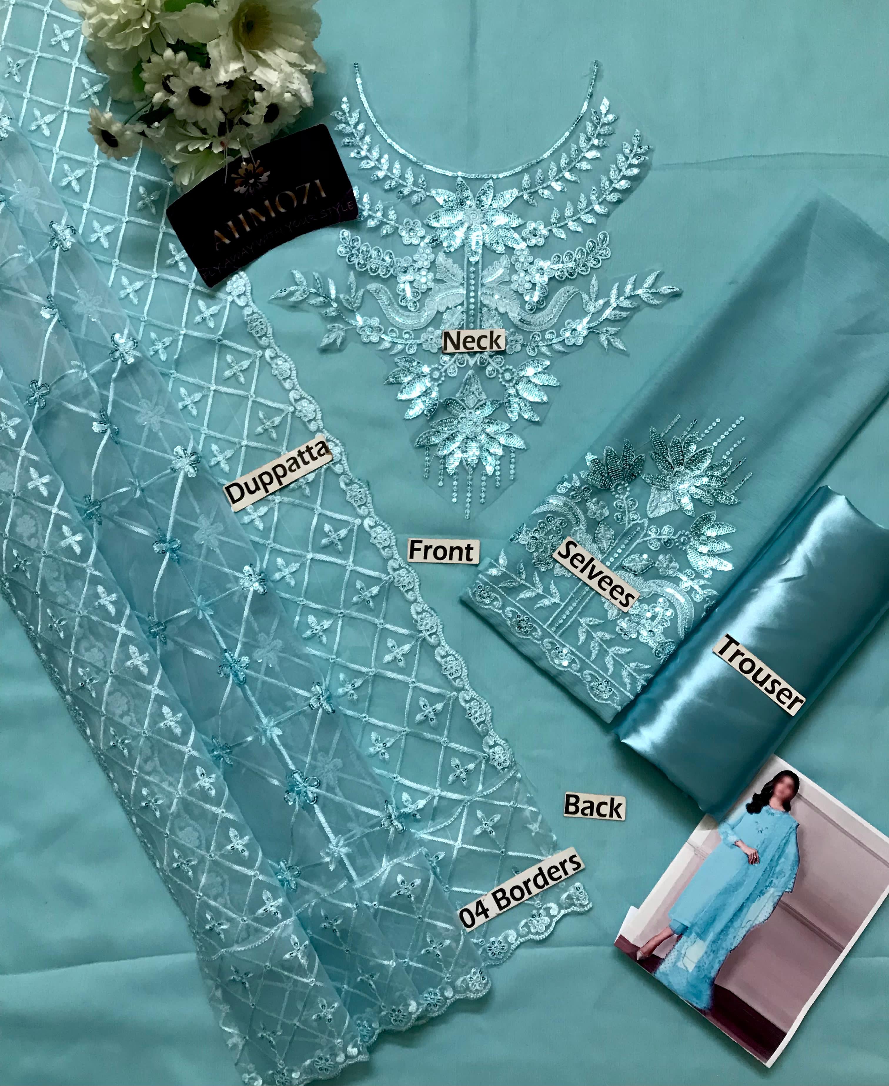 Baroque Chiffon Suit