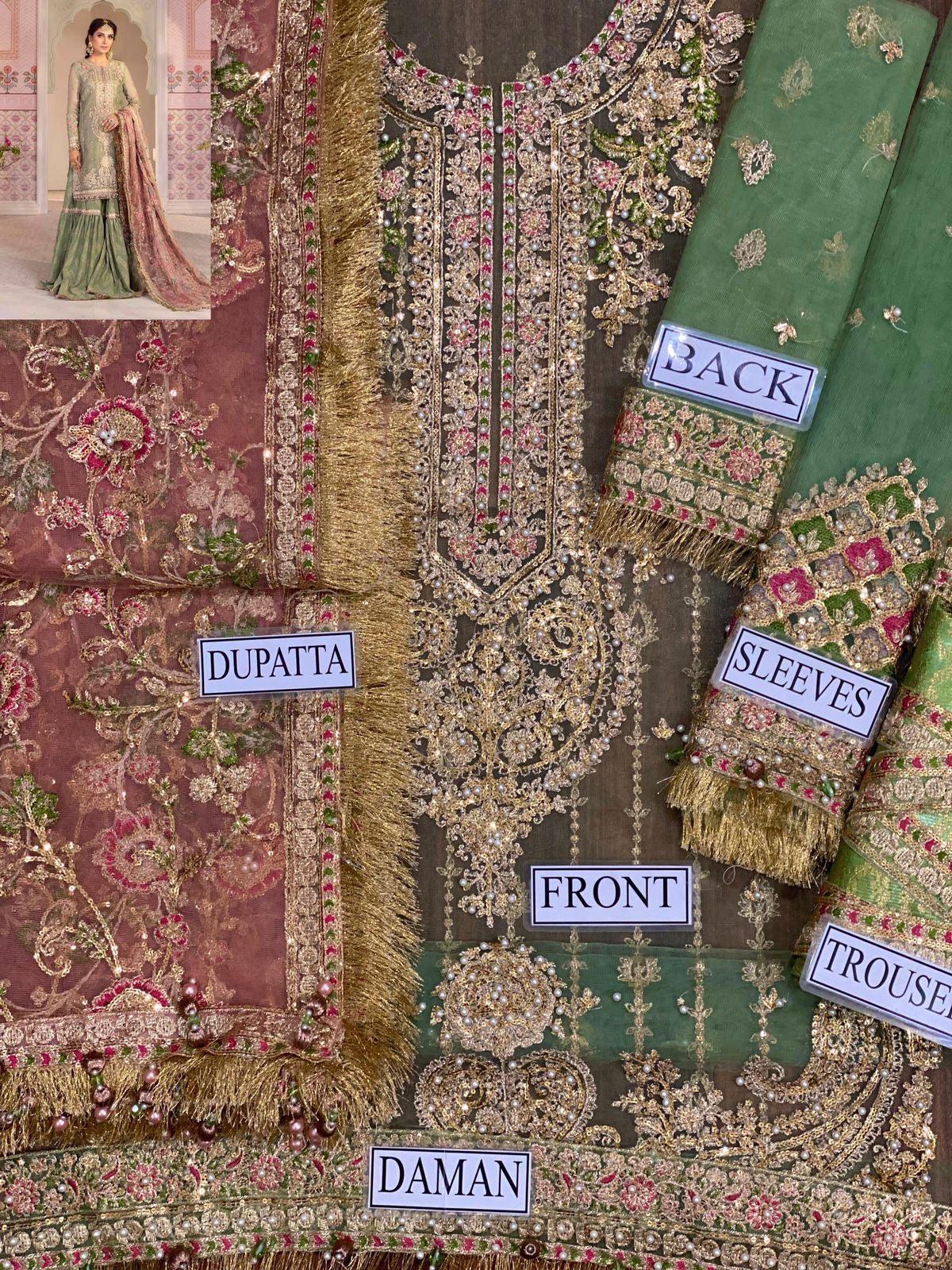 Maria B Net Bridal Suit