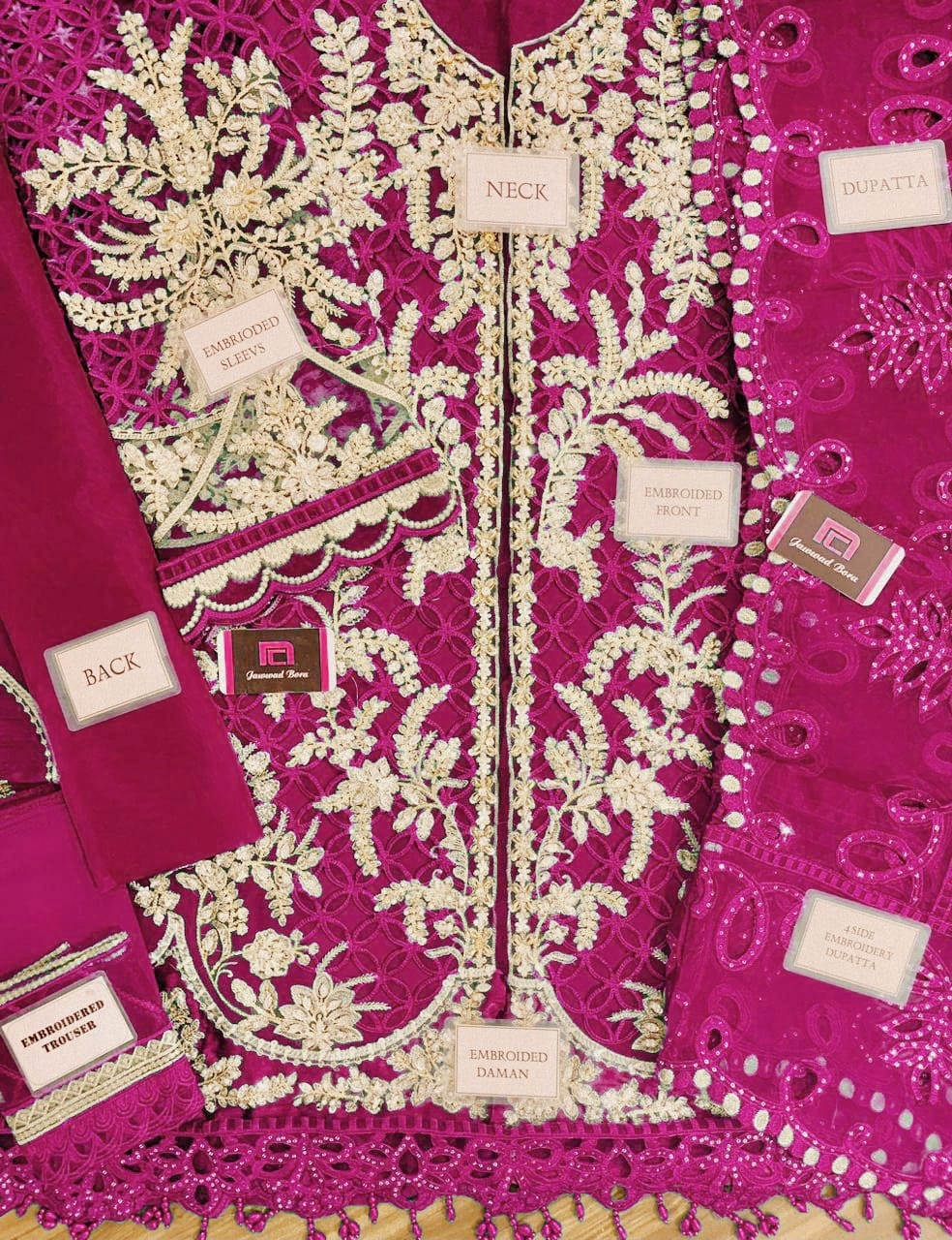 Maria B Organza Suit