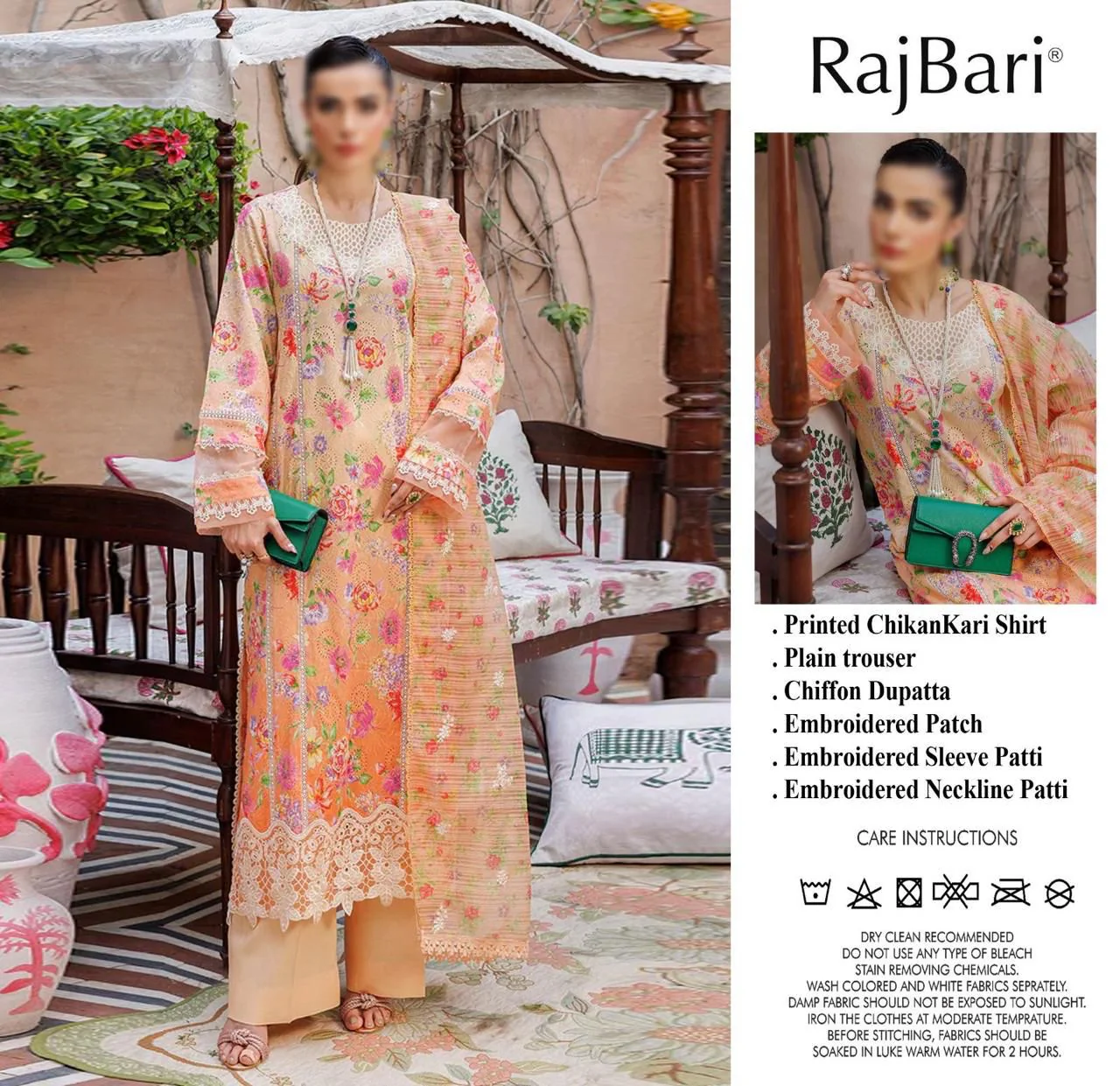 Raj Bari Lawn Suit