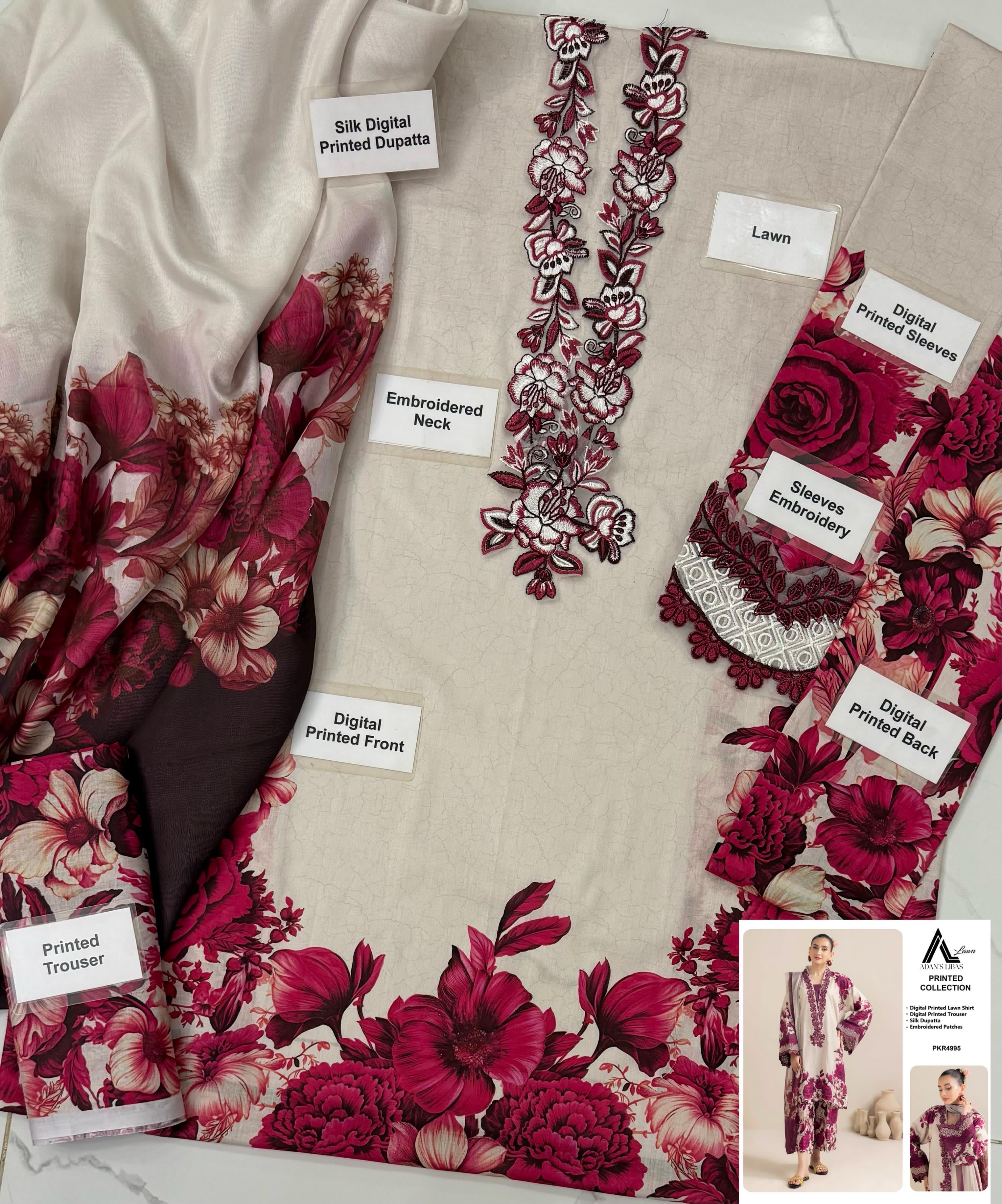 Adan Libas Lawn Suit