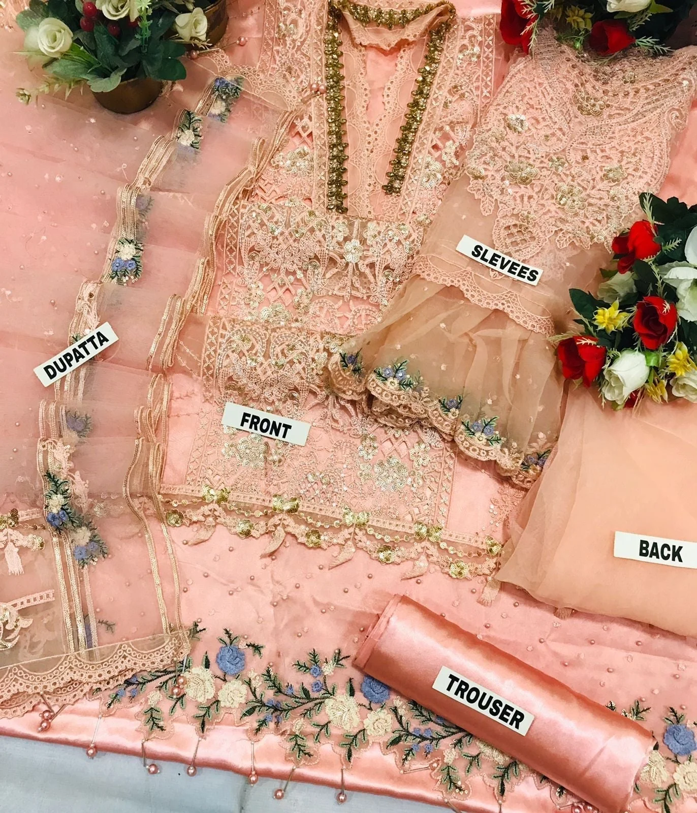 Maria B Organza Suit