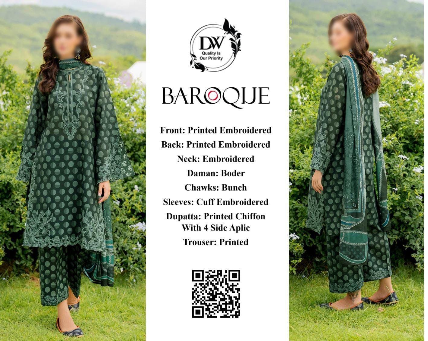 Baroque Lawn Suit