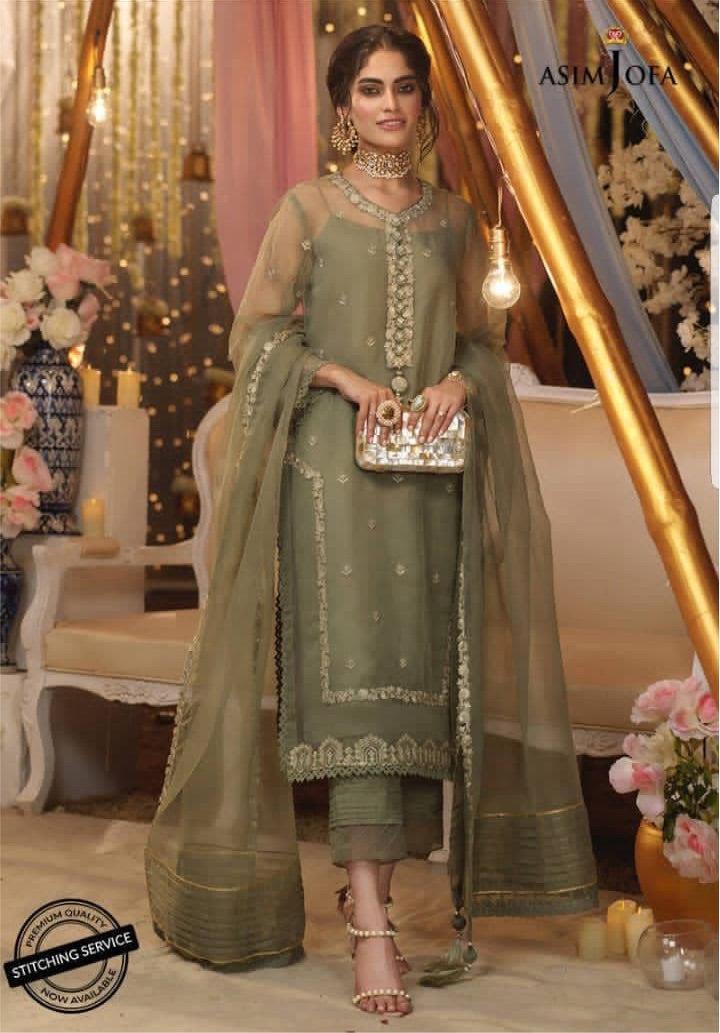 Asim Jofa Organza Suit