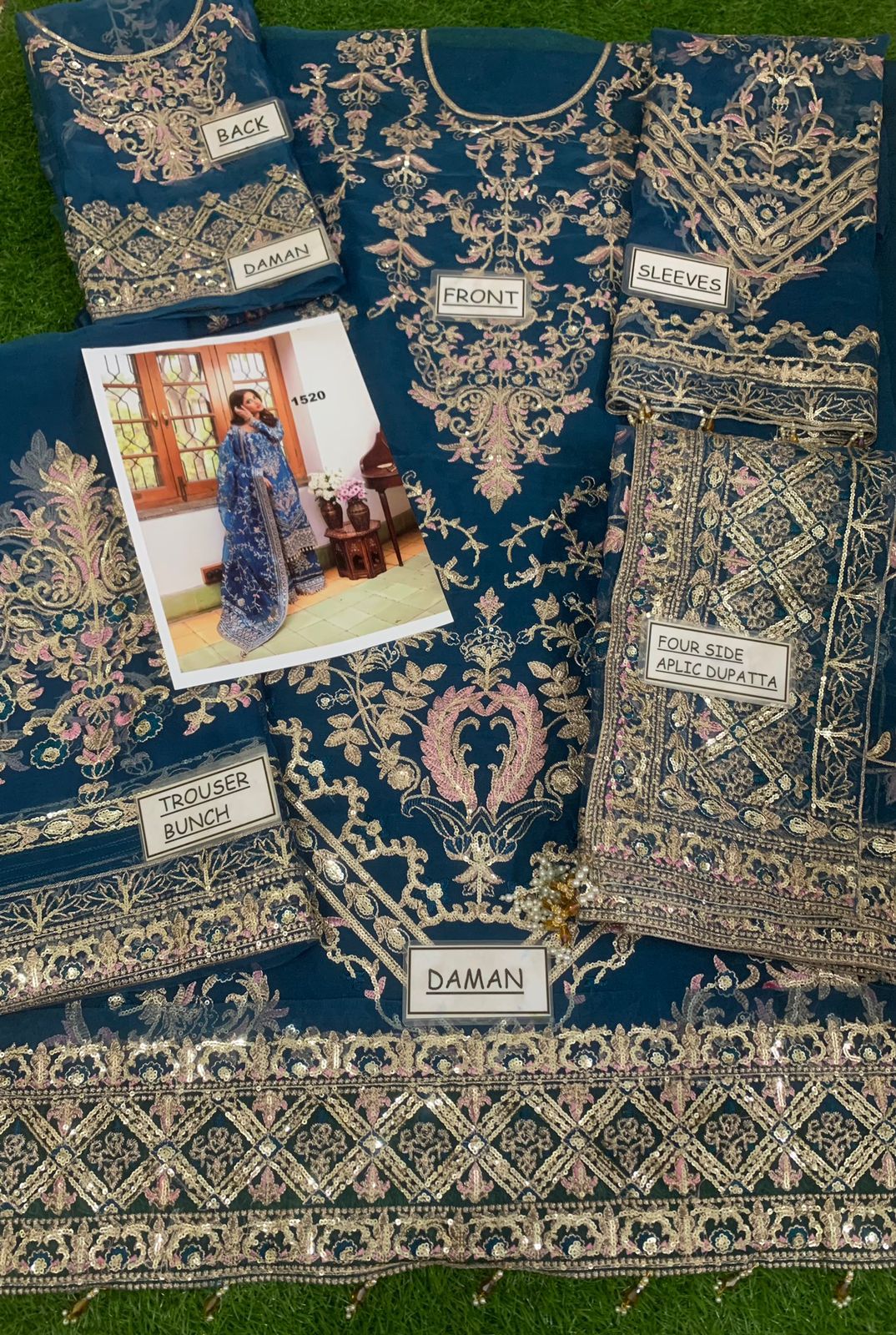 Faiza Saqlain Organza Suit