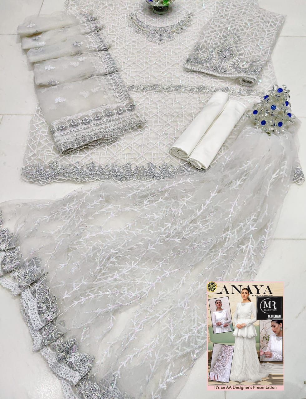 Anaya Net Bridal Suit