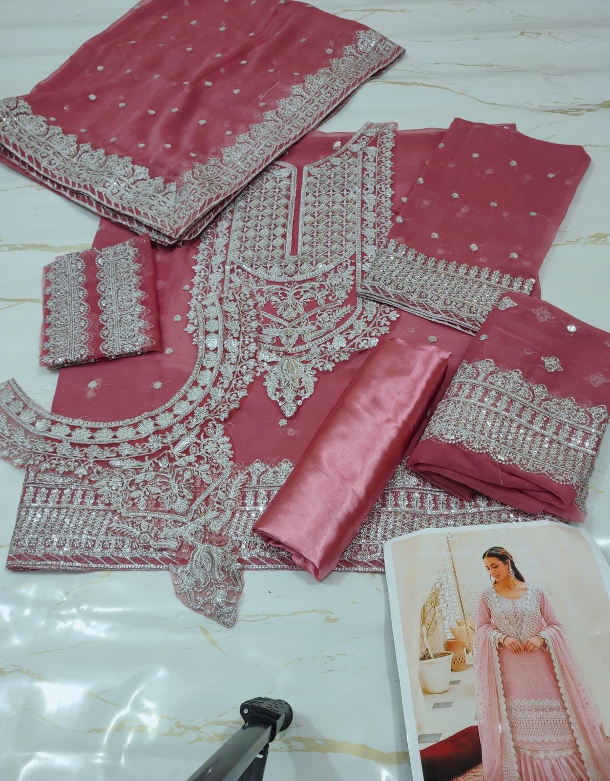 Asim Jofa Chiffon Bridal Suit