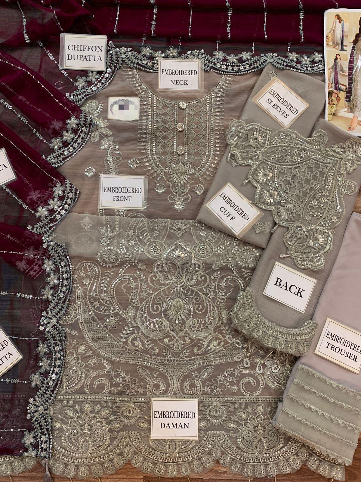 Imrozia Chiffon Suit