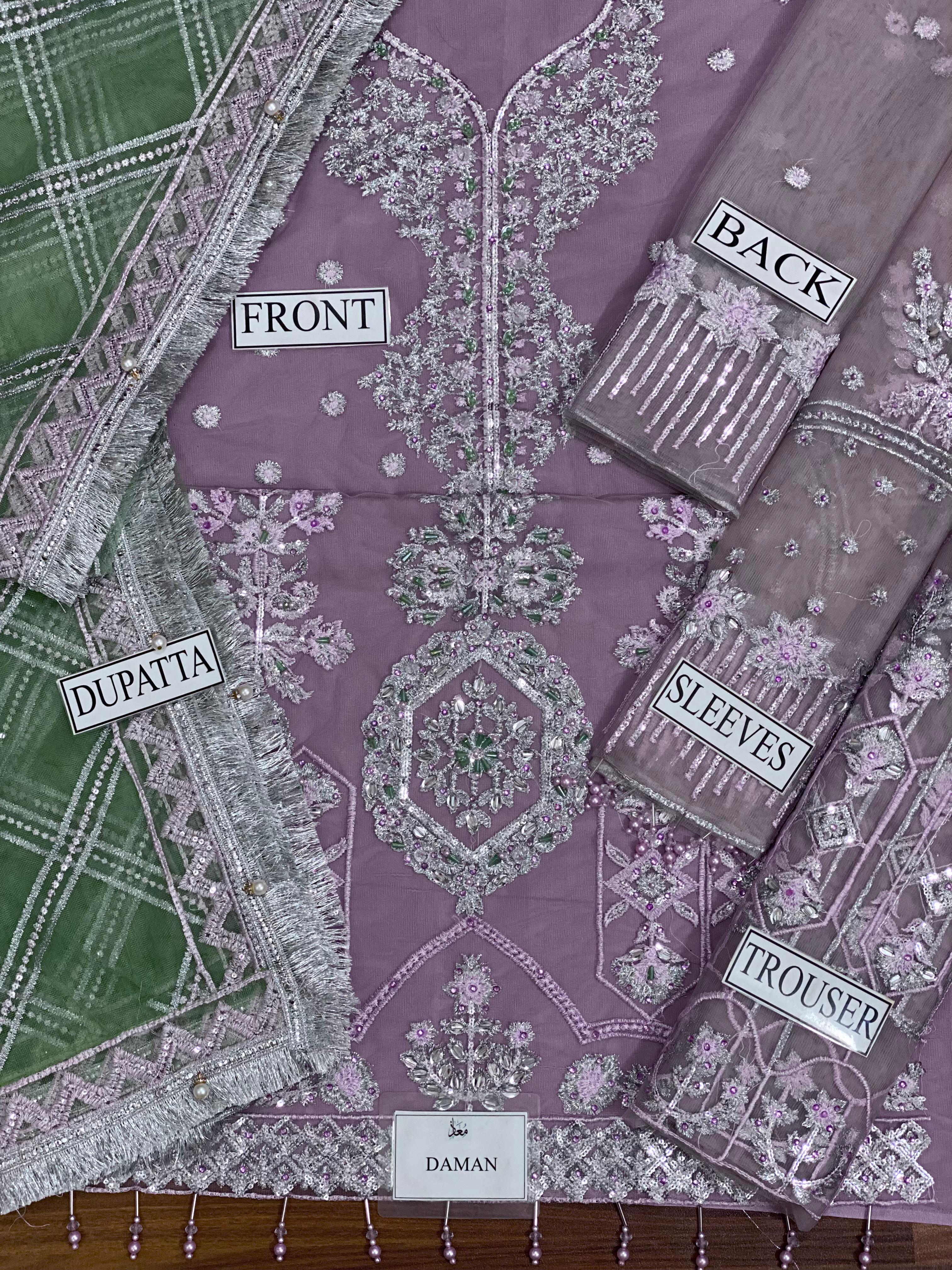 Baroque Net Bridal Suit